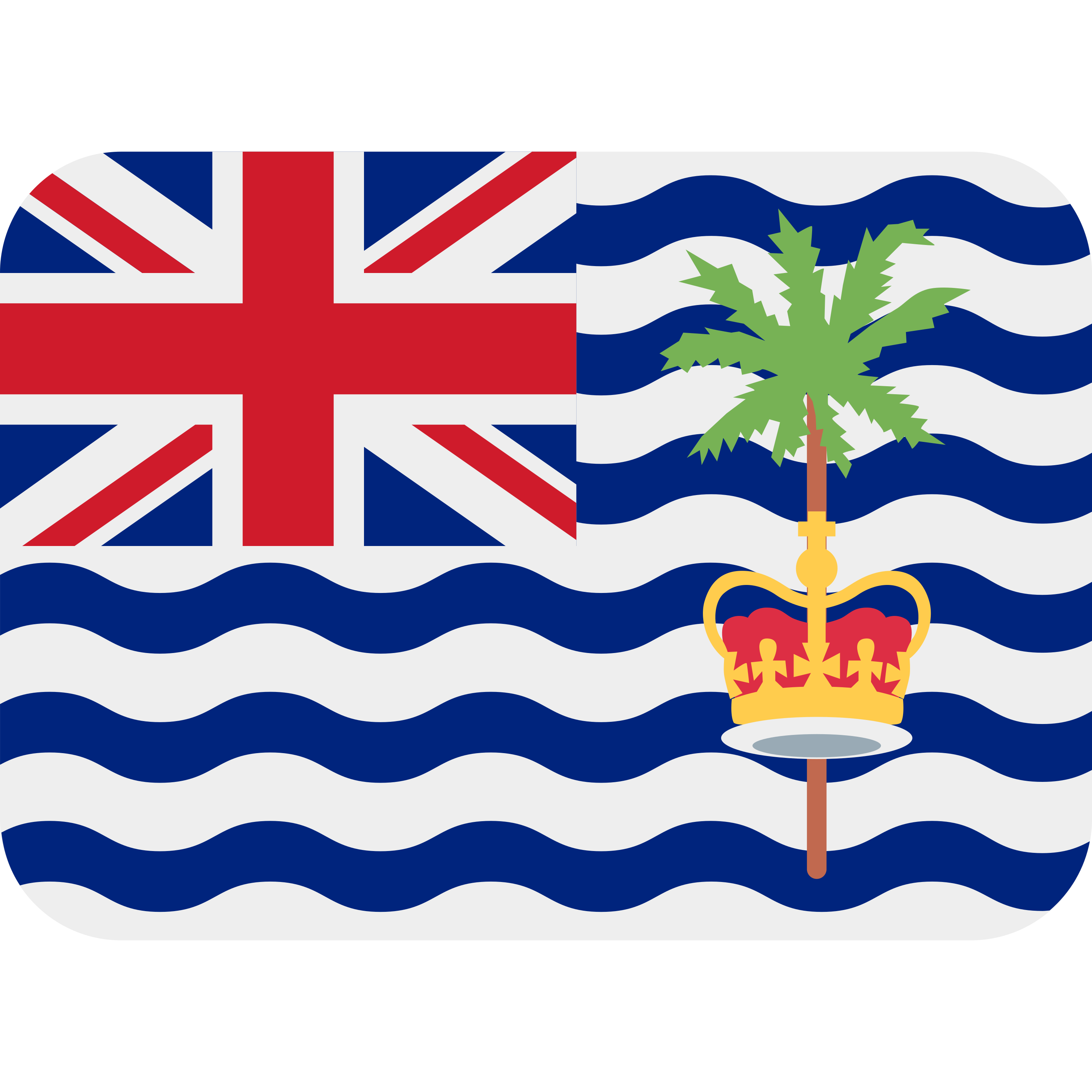 印有 Flag: British Indian Ocean Territory 表情符号 🇮🇴 的 TaylorMade TP5 高尔夫球