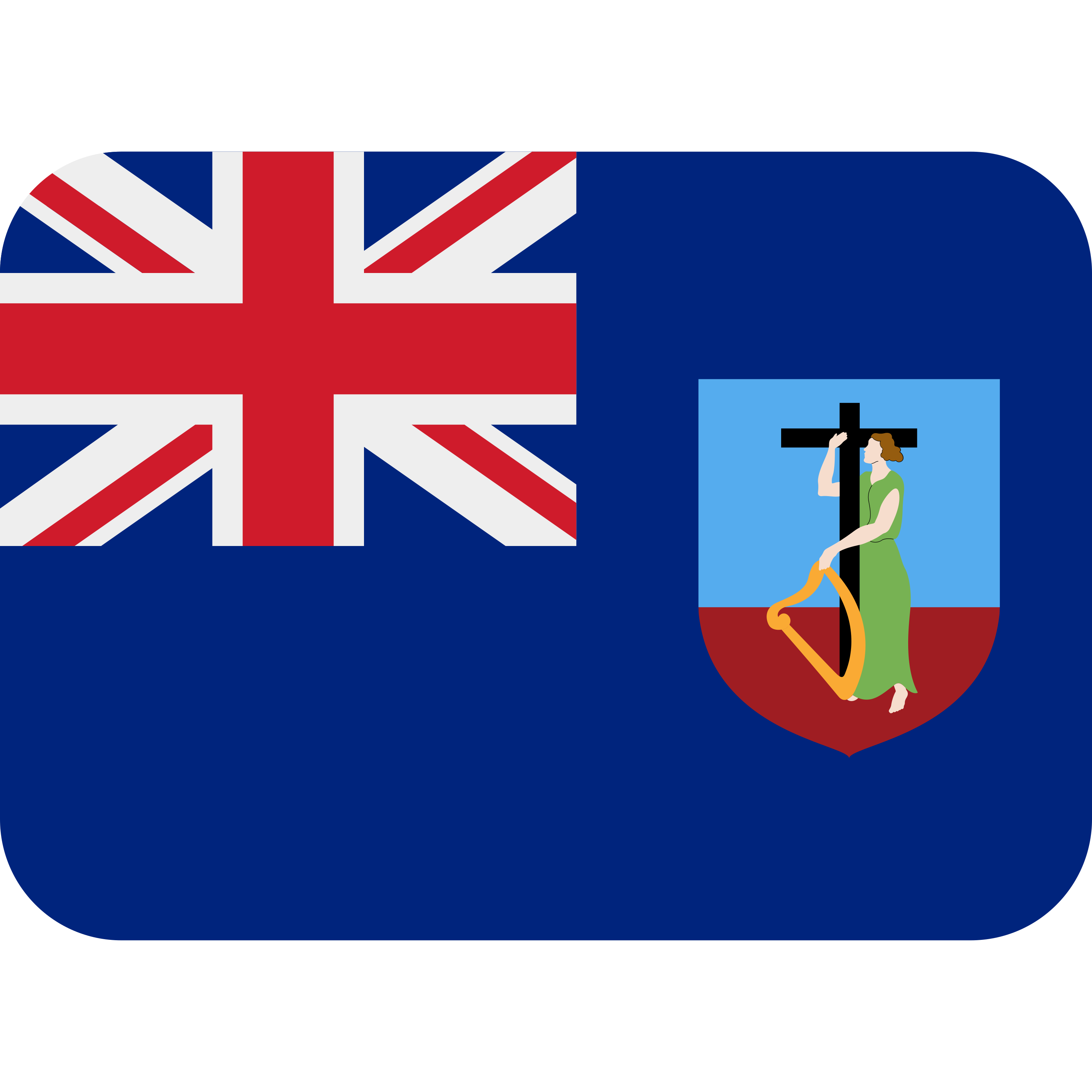 印有 Flag: Montserrat 表情符号 🇲🇸 的 TaylorMade TP5 高尔夫球