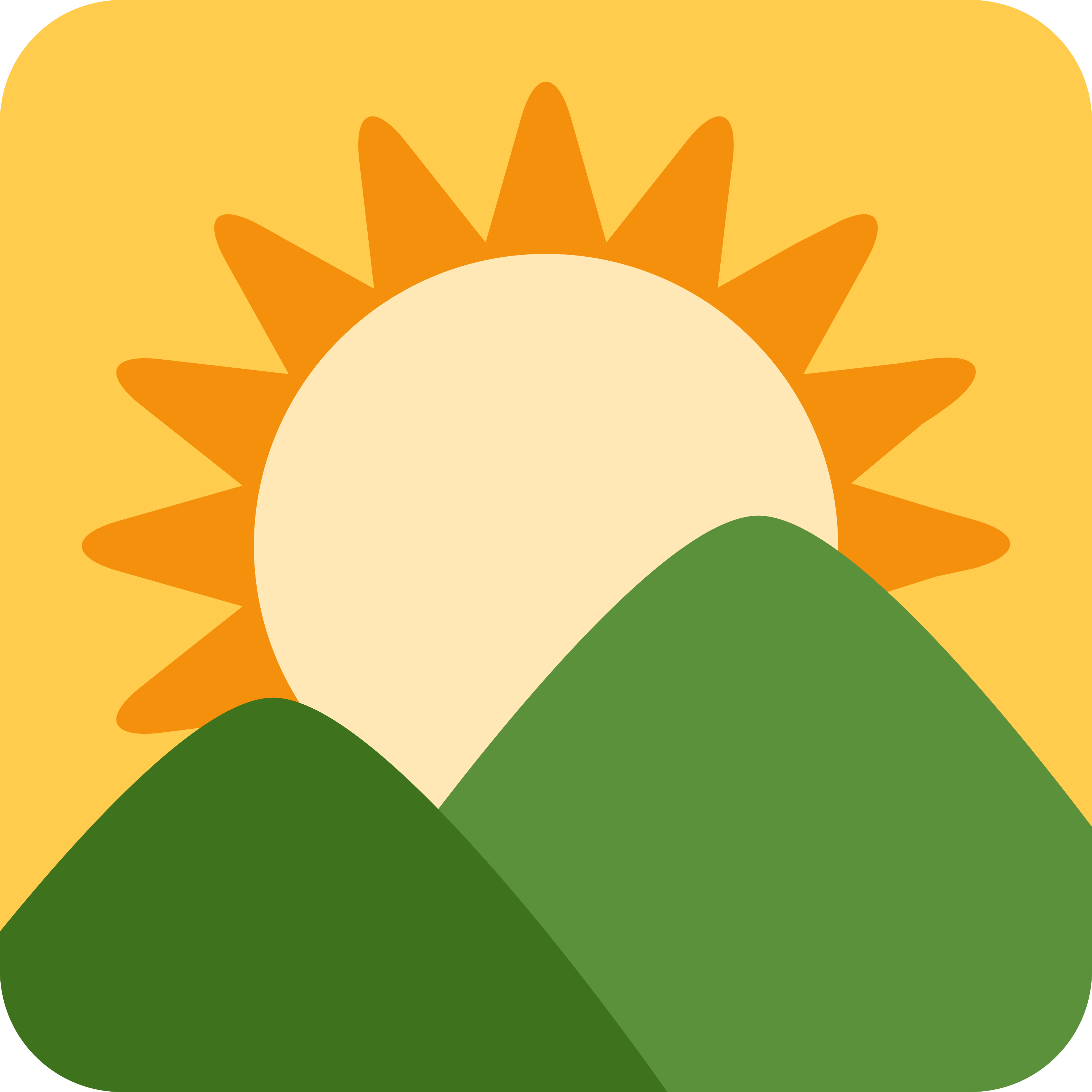 Sunrise over mountains emoji printed on golf balls