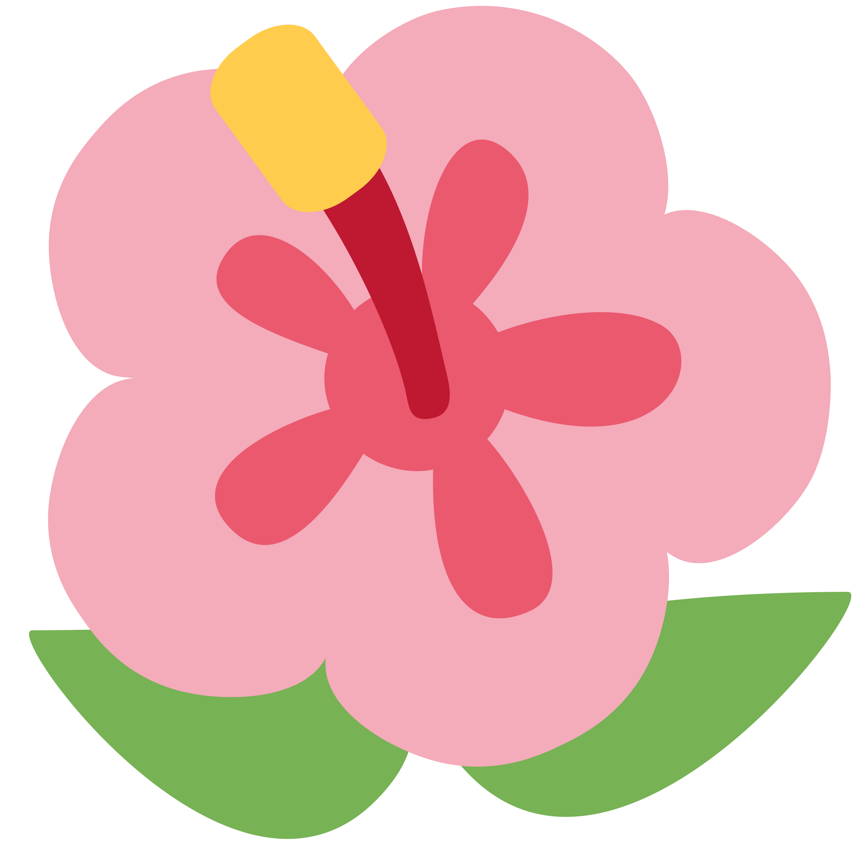 Hibiscus emoji printed on golf balls