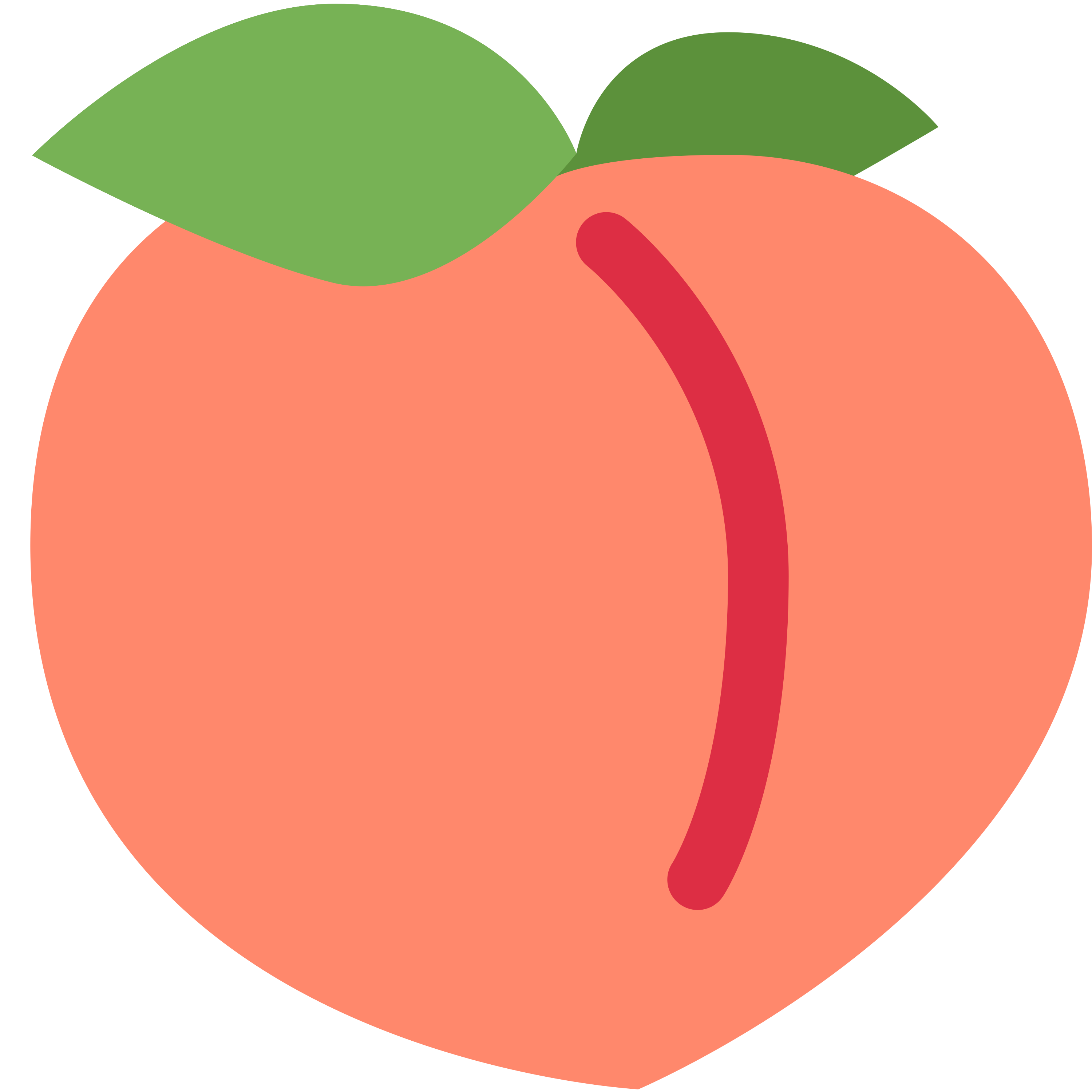 Peach emoji printed on golf balls