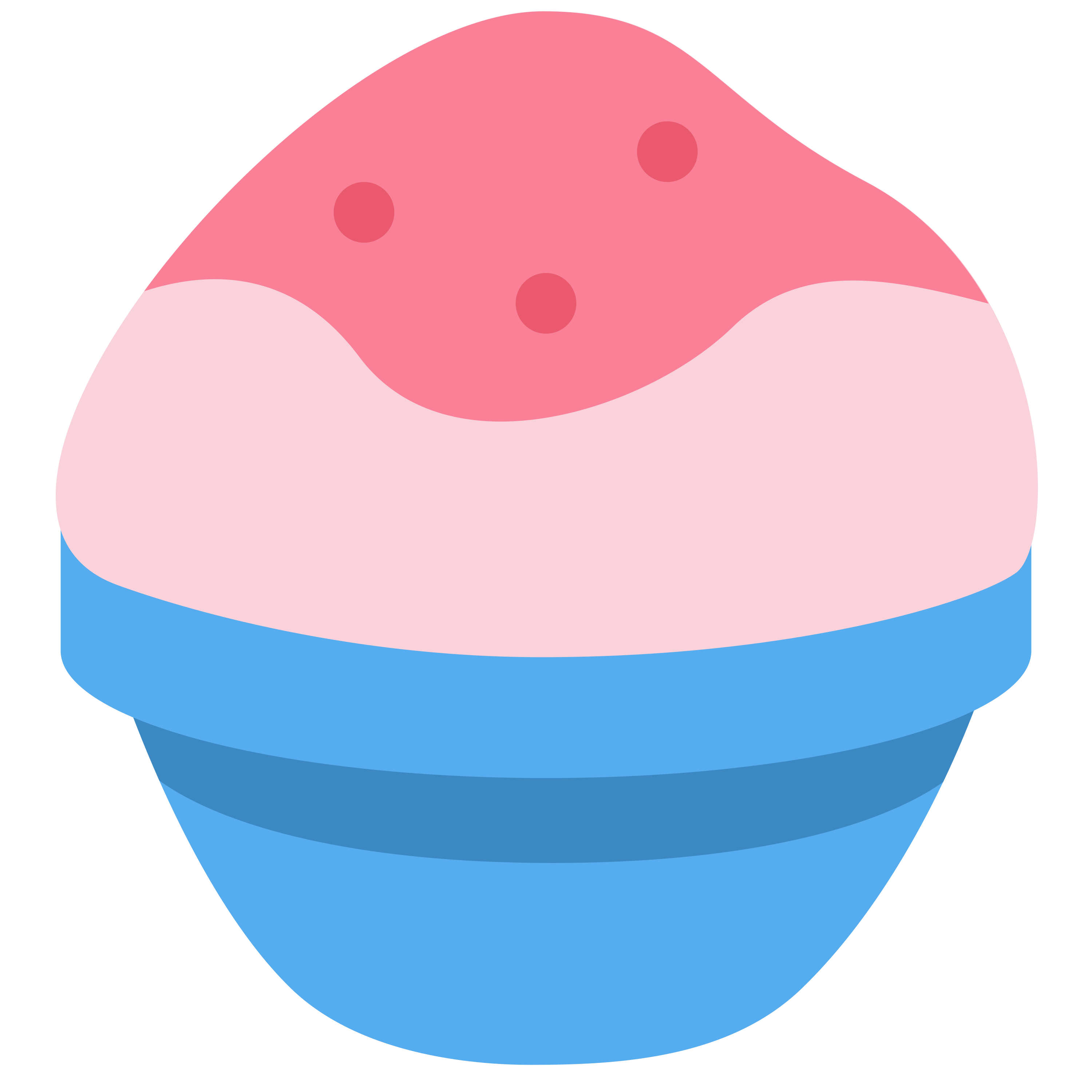 Shaved ice emoji printed on golf balls