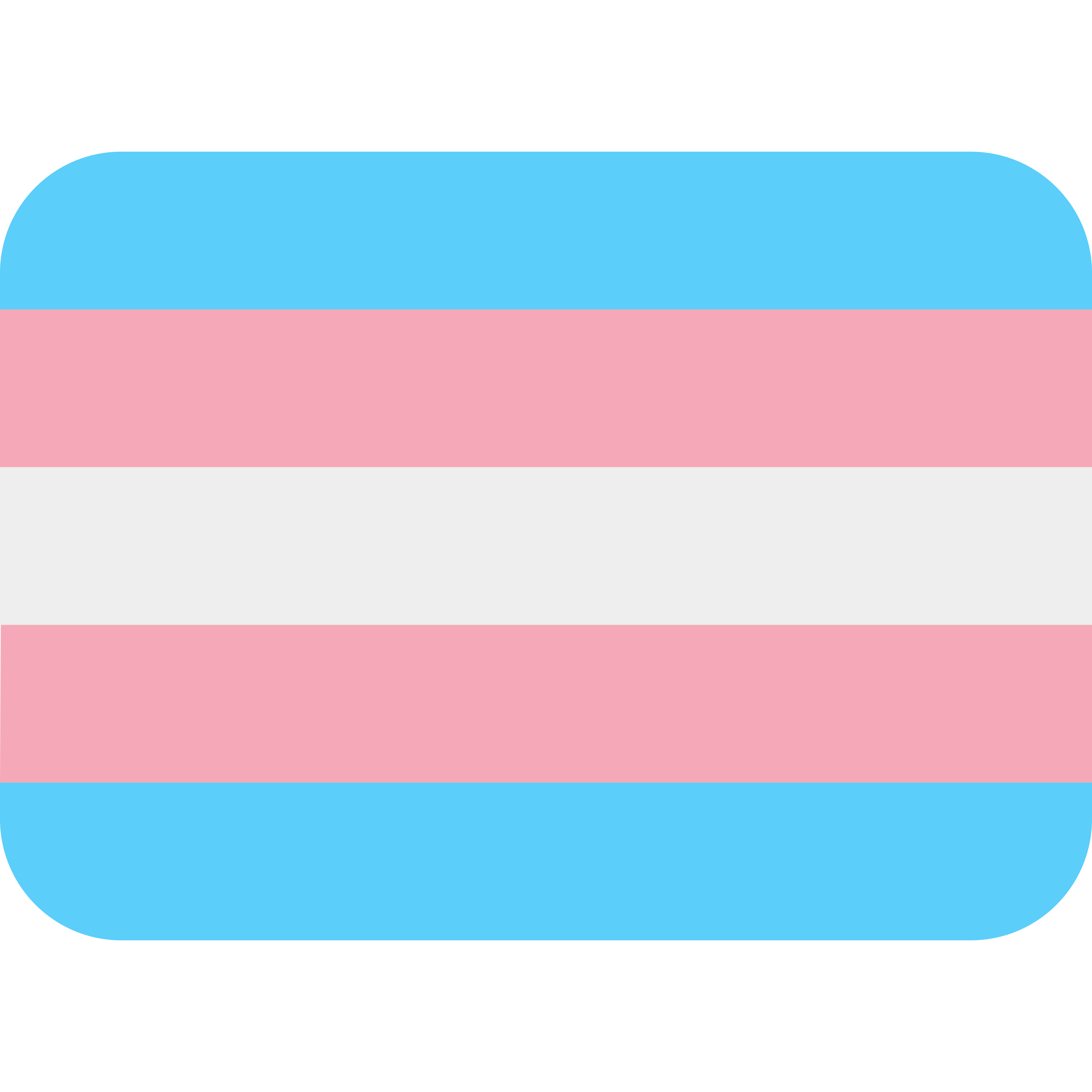 Transgender flag emoji printed on golf balls
