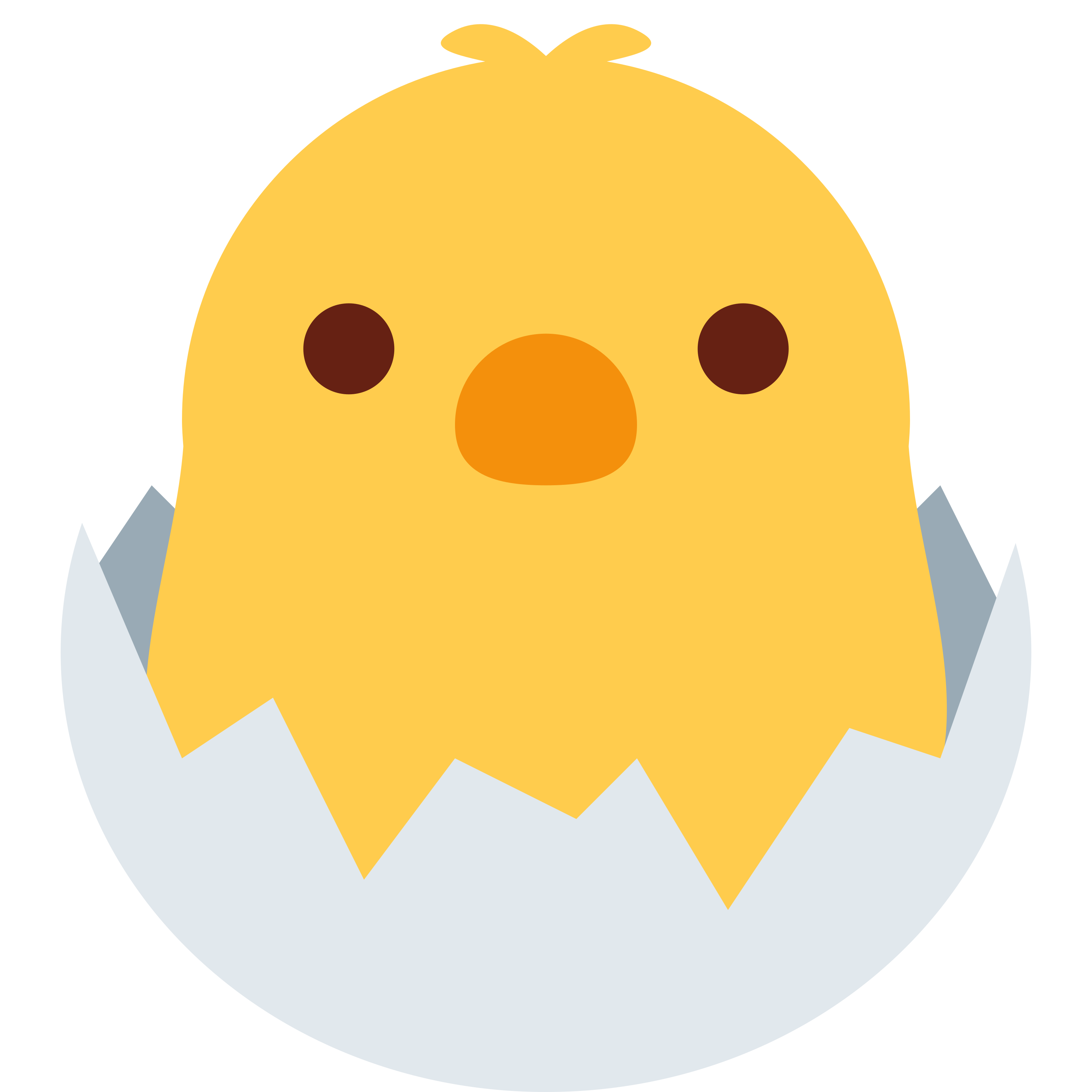 Hatching chick emoji printed on golf balls