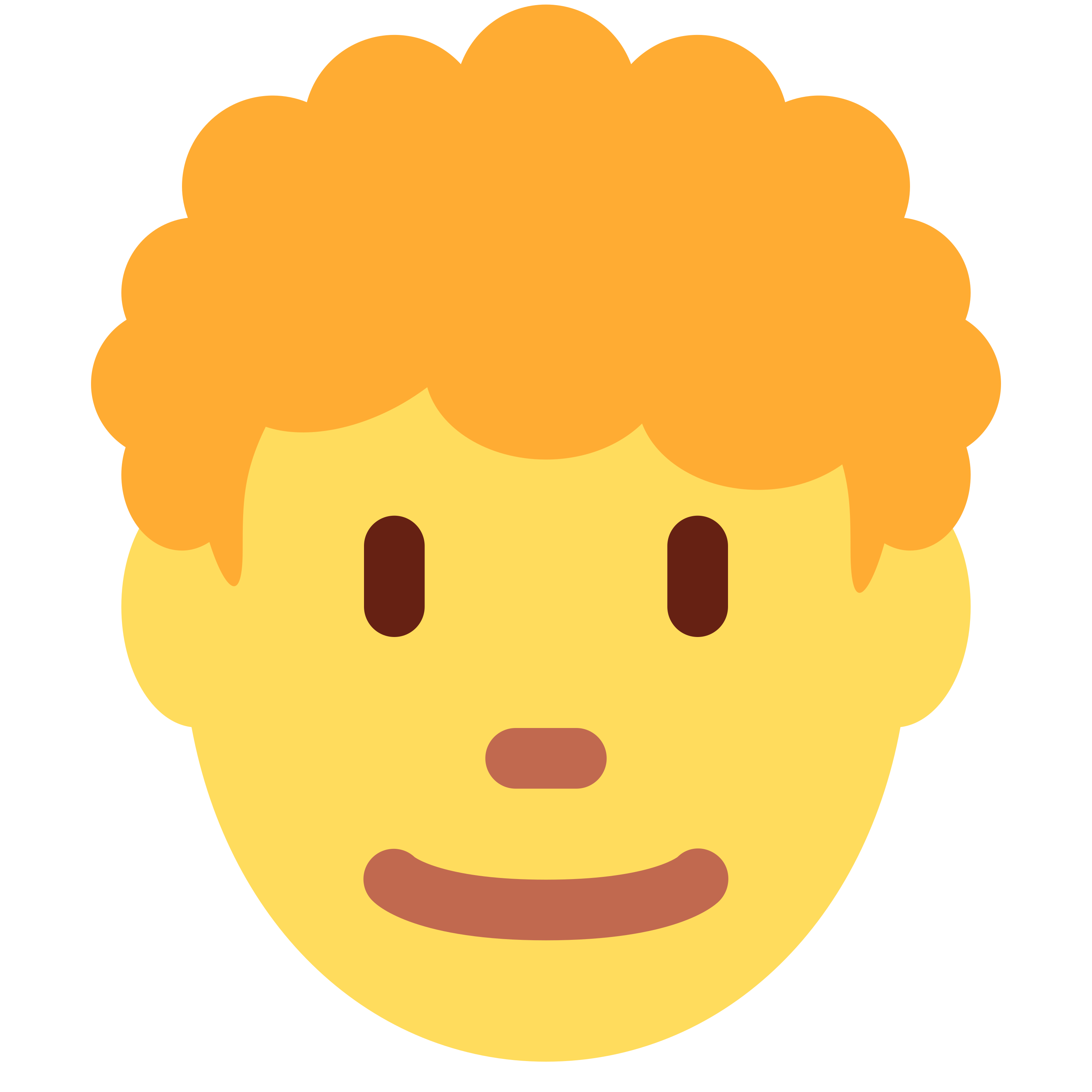 印有 Man: curly hair 表情符号 👨🦱 的 TaylorMade TP5 高尔夫球