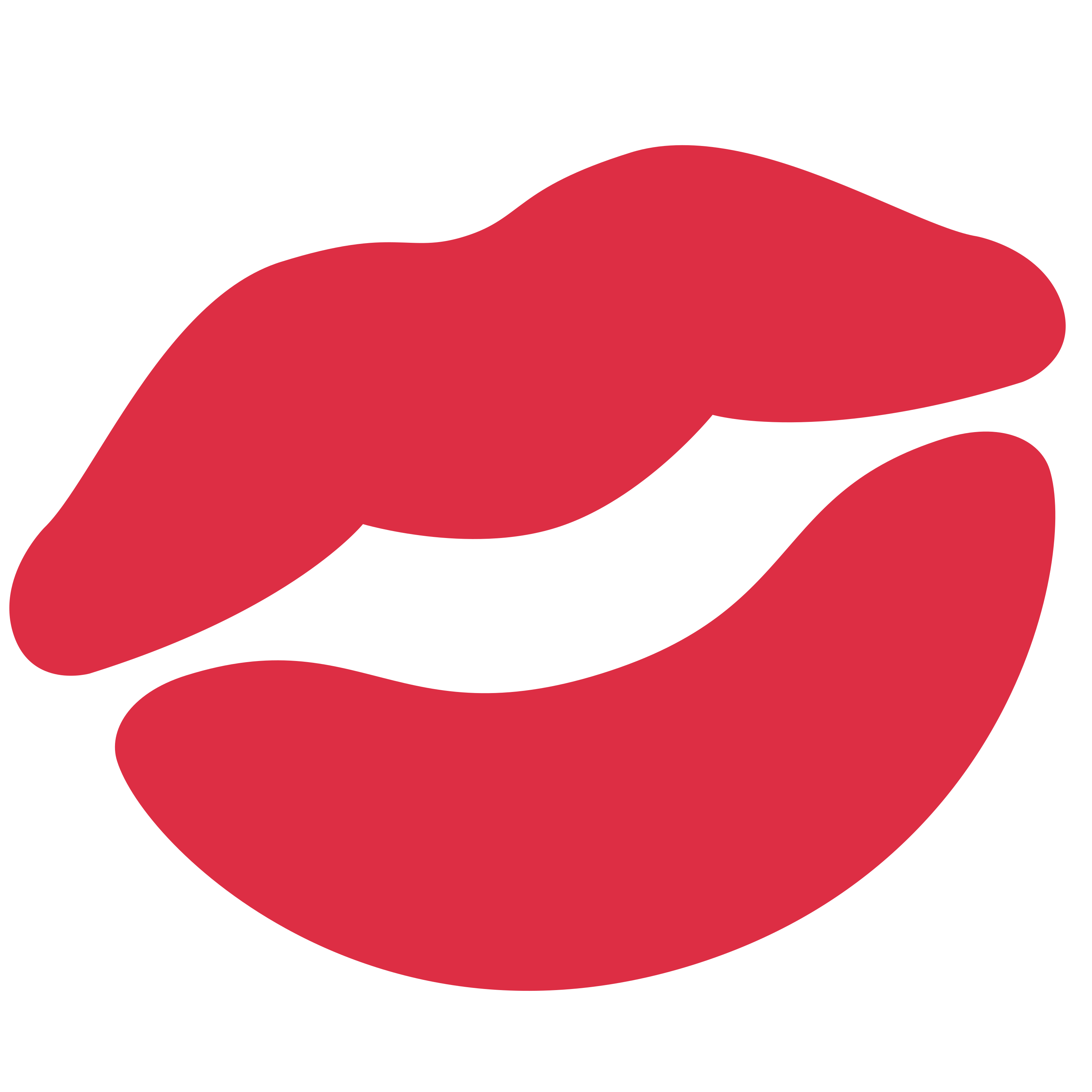 Kiss mark emoji printed on golf balls