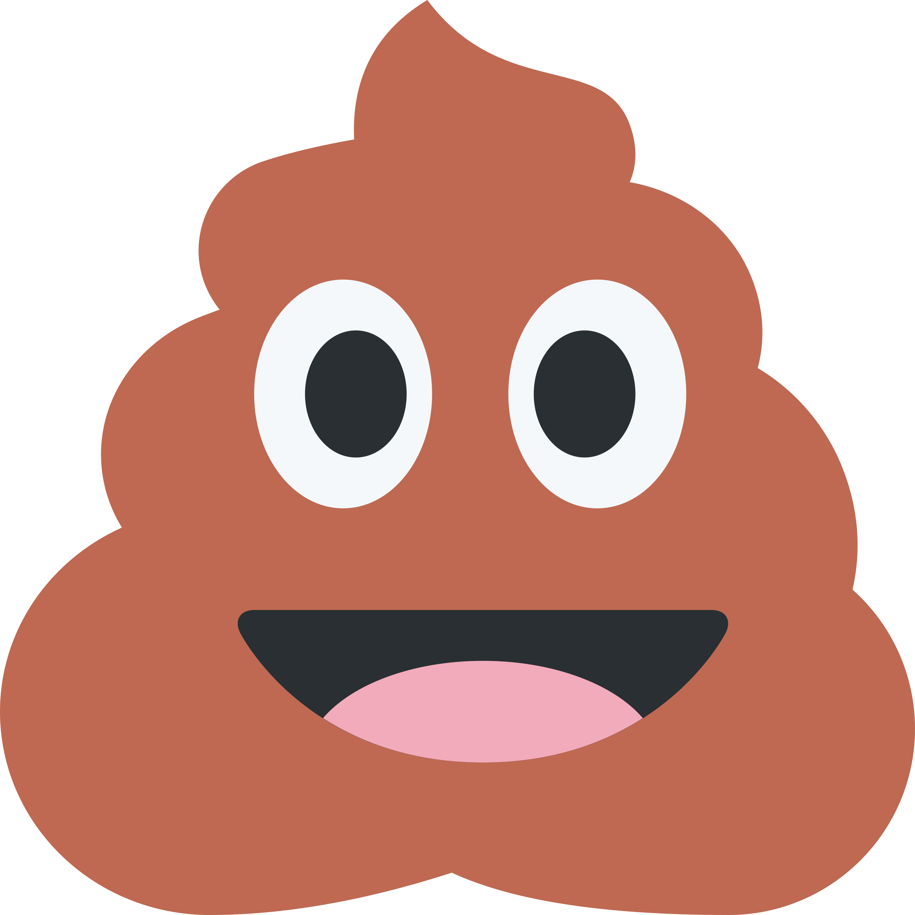 Pile of poo emoji printed on golf balls