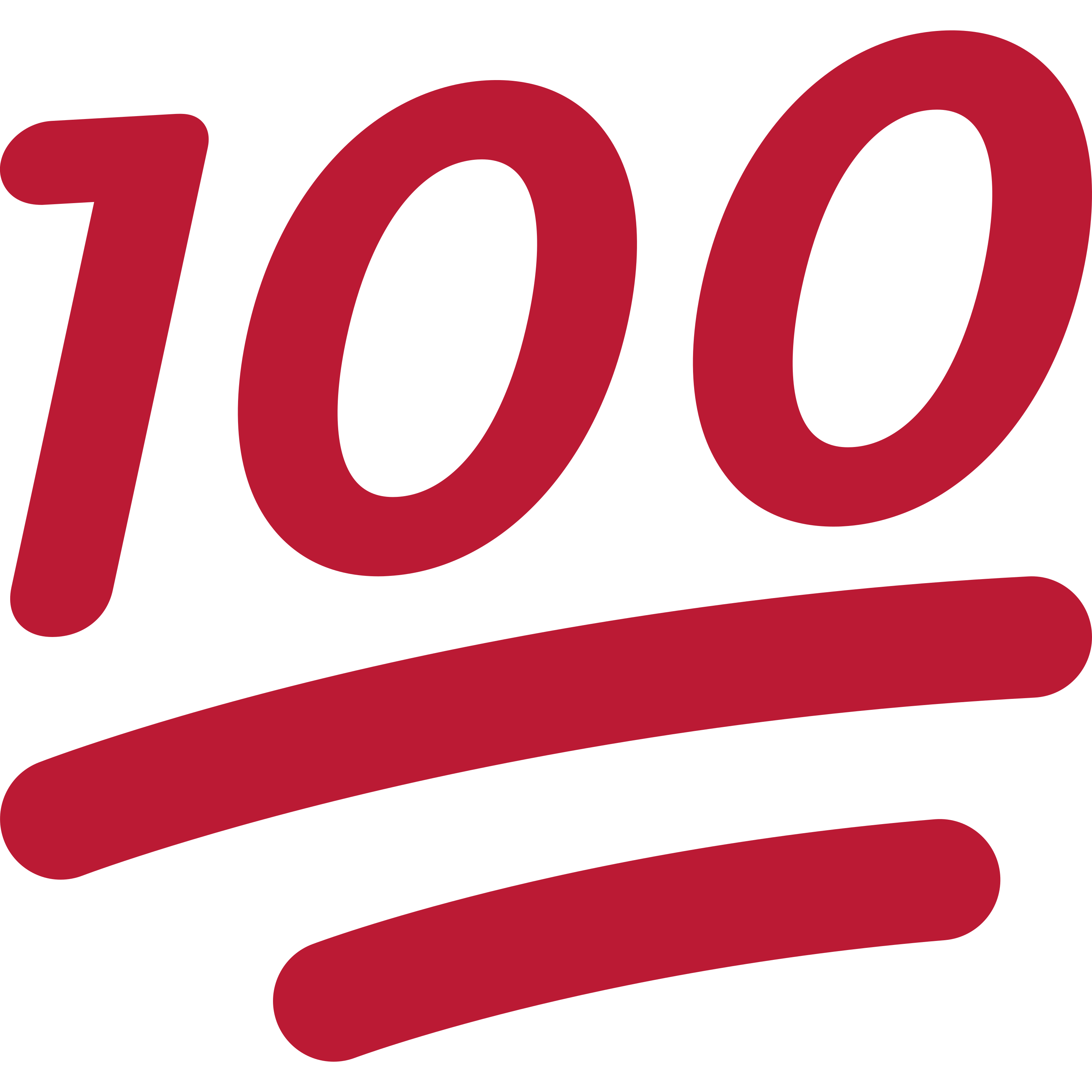 Hundred points emoji printed on golf balls