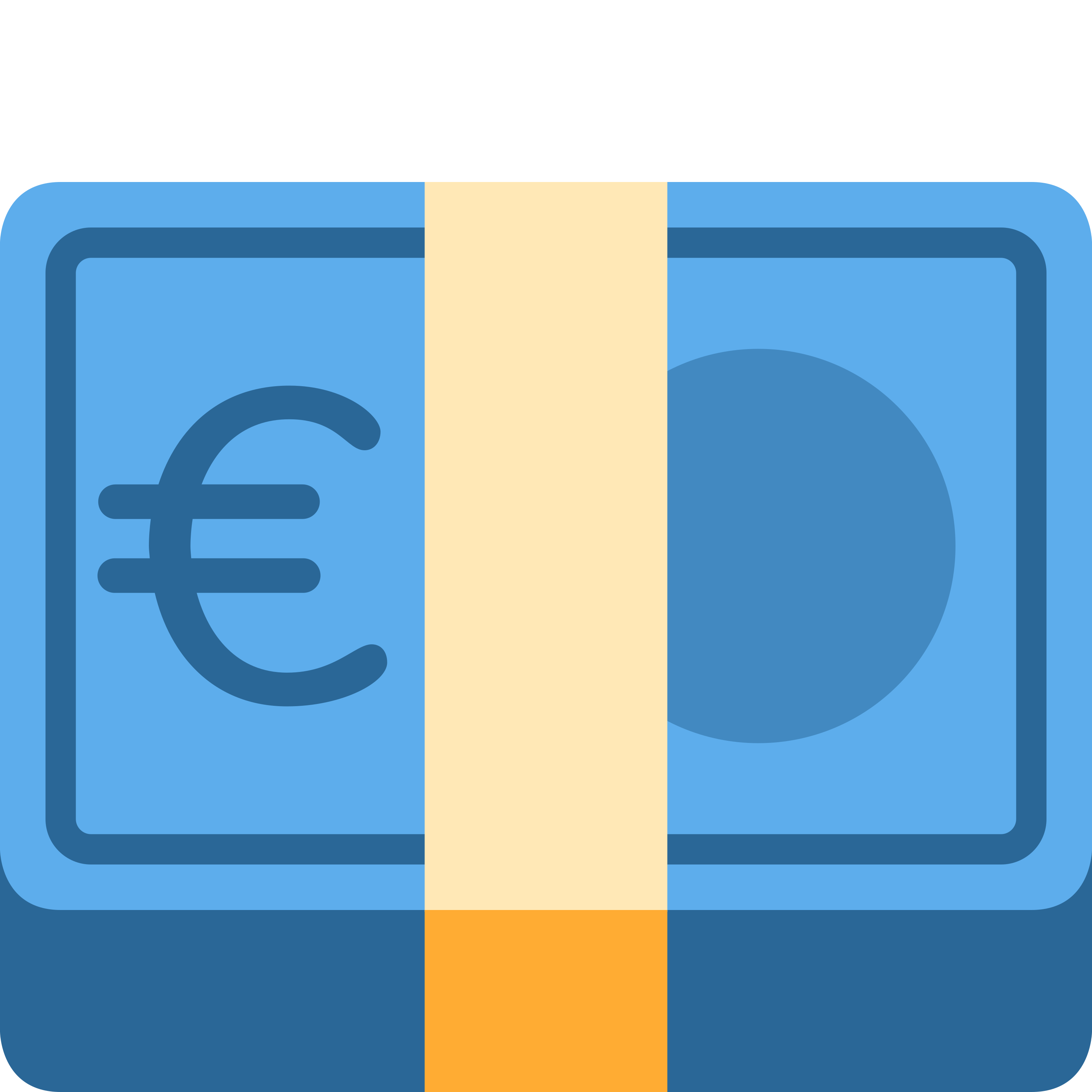 Euro banknote emoji printed on golf balls
