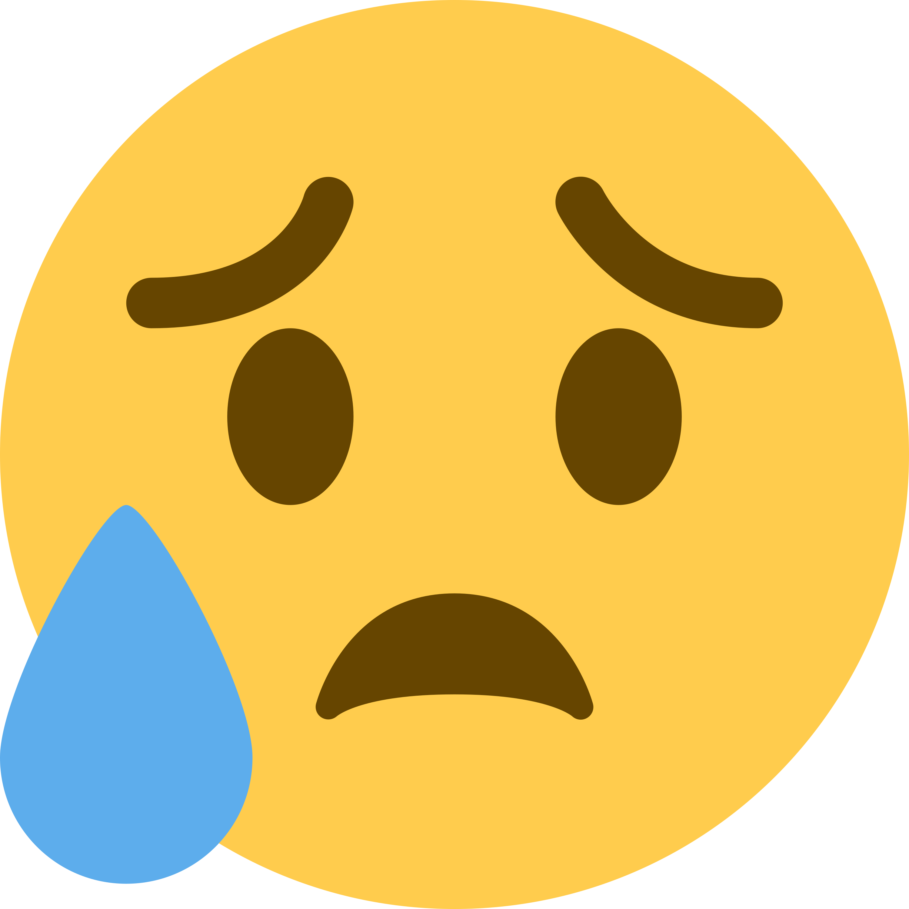 印有 Sad but relieved face 表情符号 😥 的 TaylorMade TP5 高尔夫球