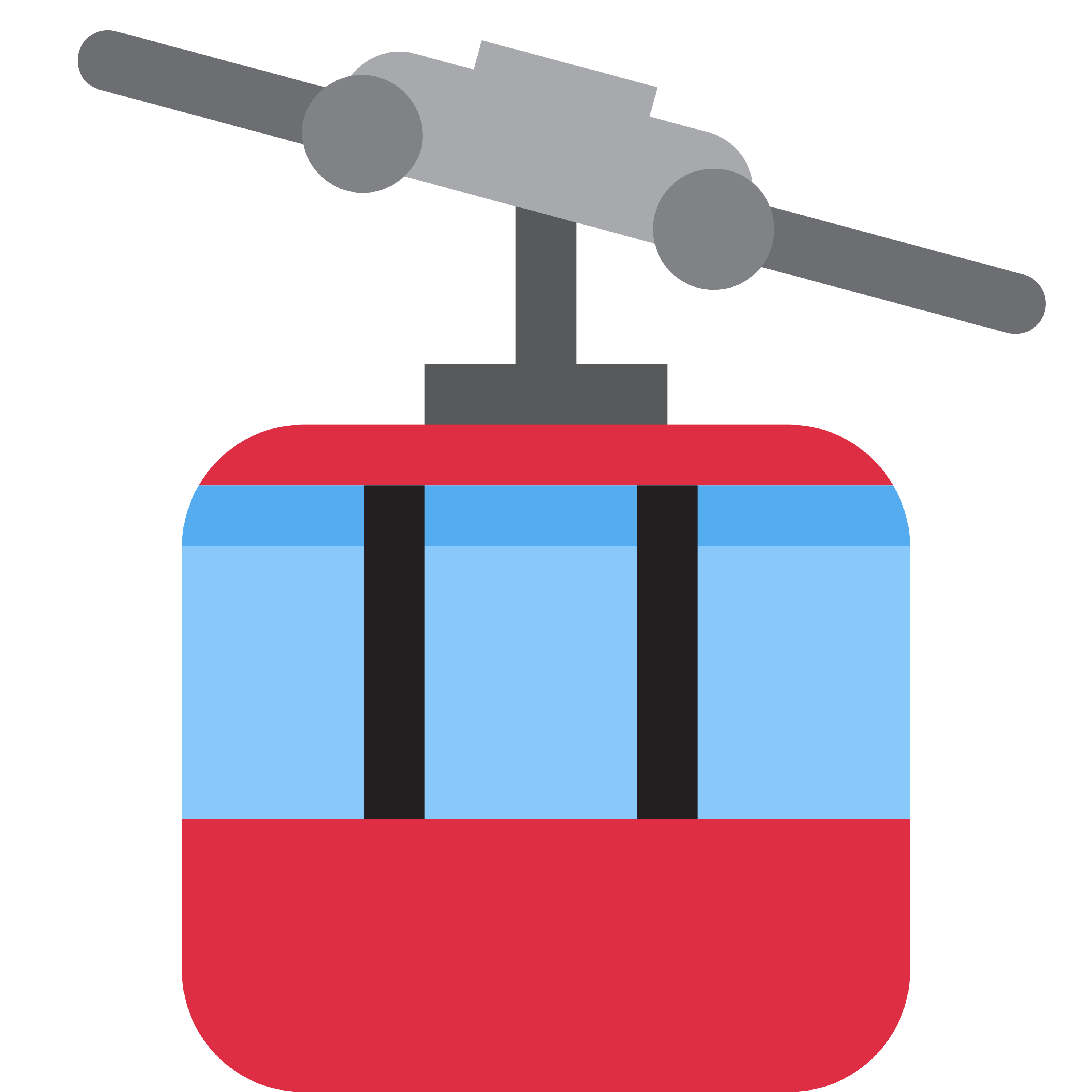 印有 Aerial tramway 表情符号 🚡 的 TaylorMade TP5 高尔夫球