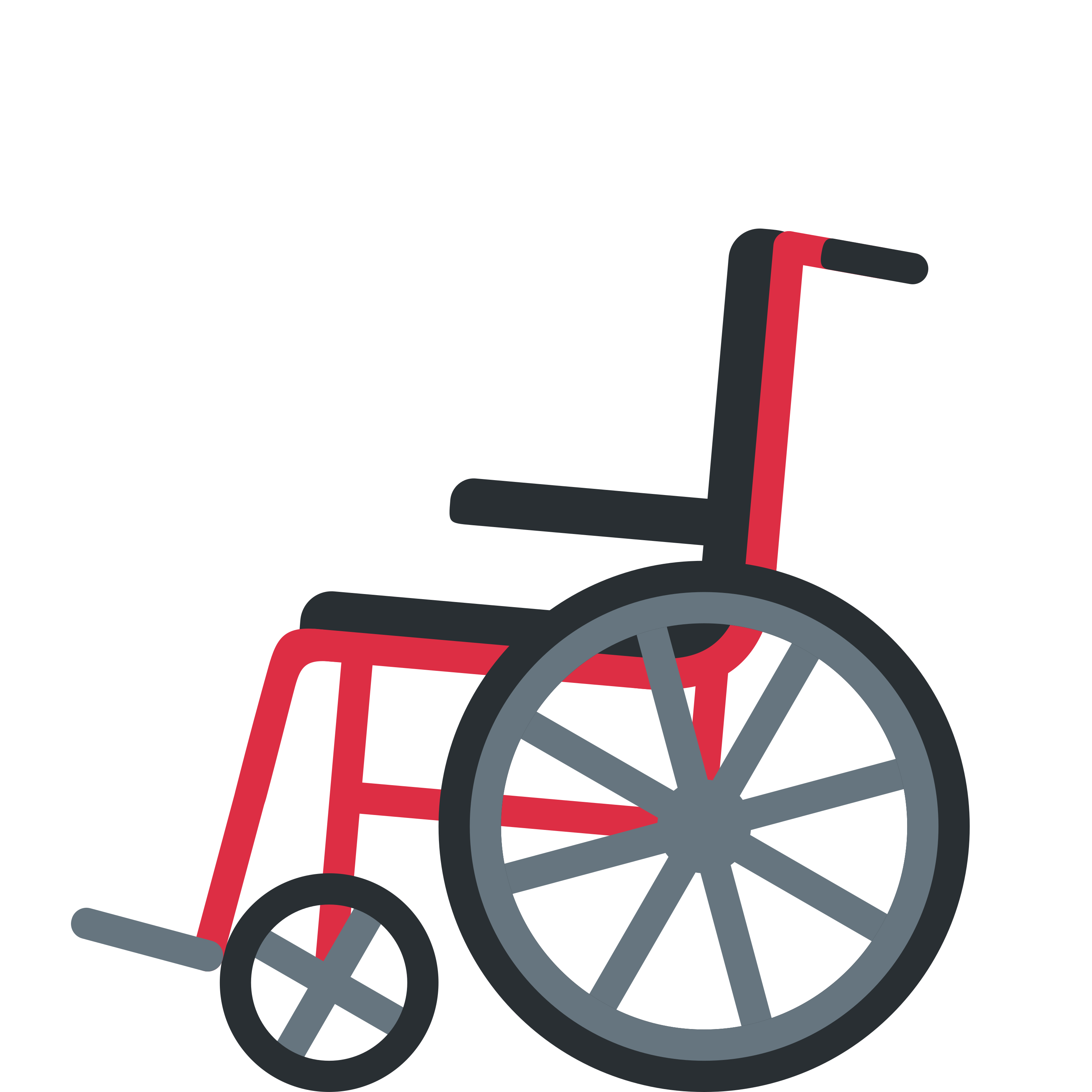 印有 Manual wheelchair 表情符号 🦽 的 TaylorMade TP5 高尔夫球