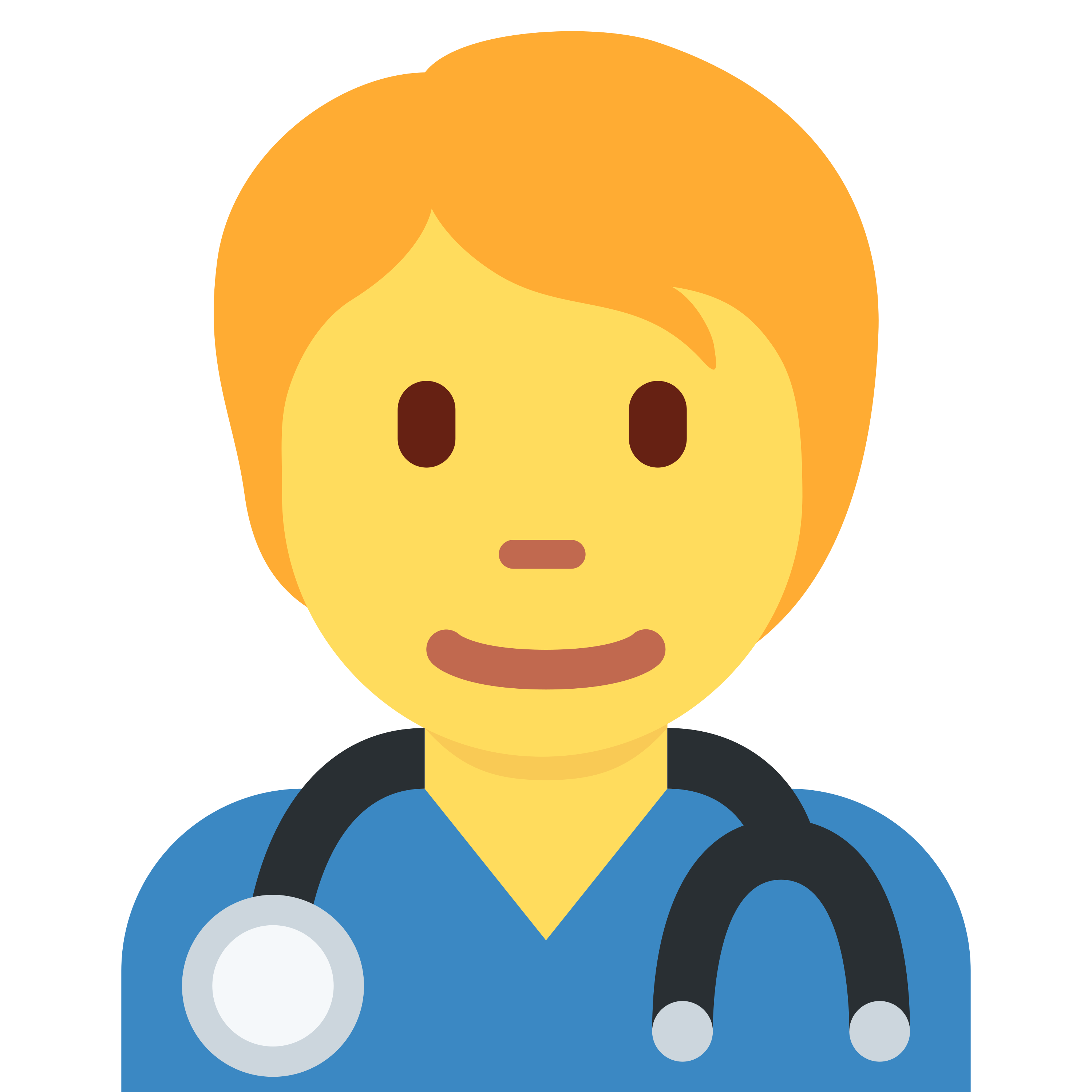 Health worker emoji printed on golf balls