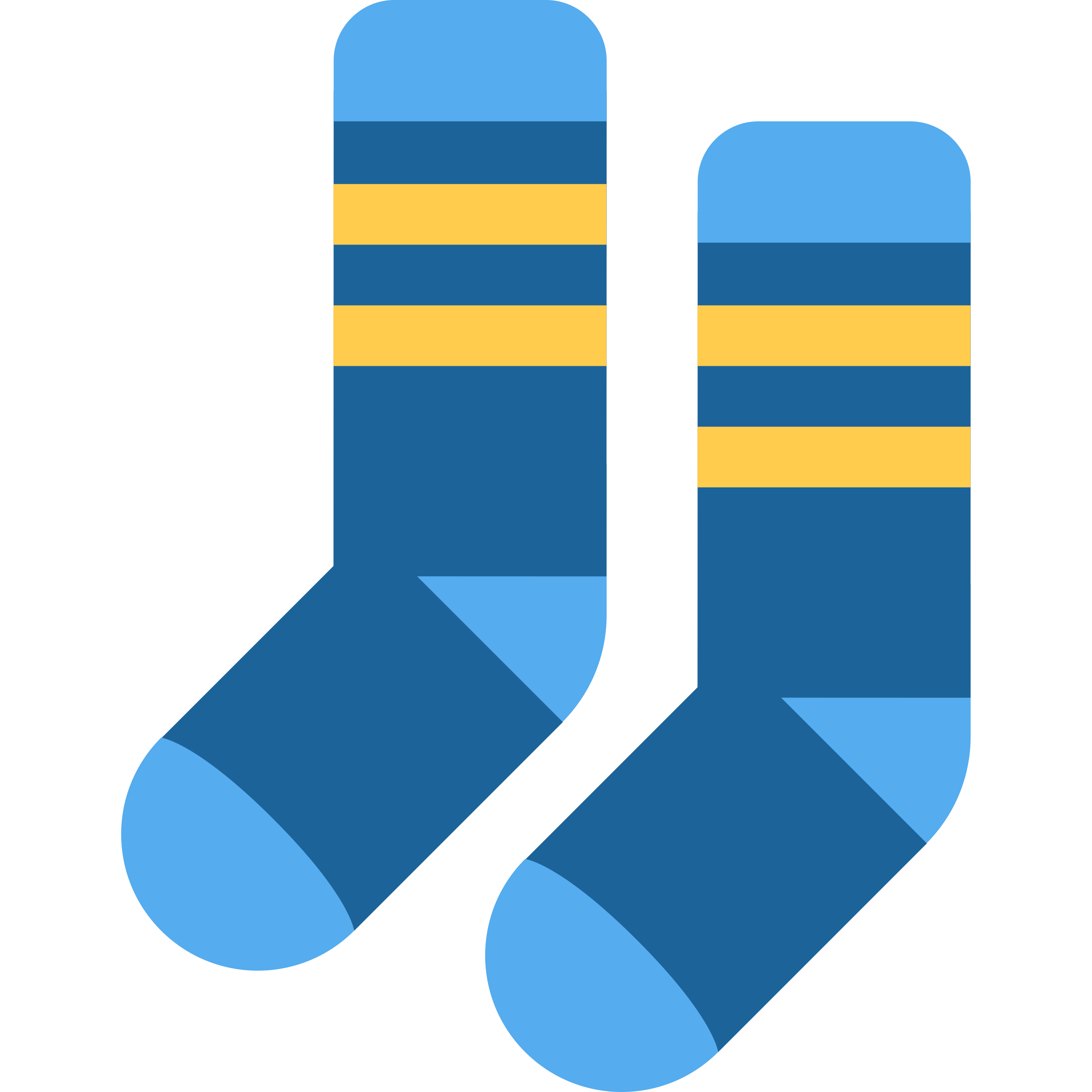 Socks emoji printed on golf balls