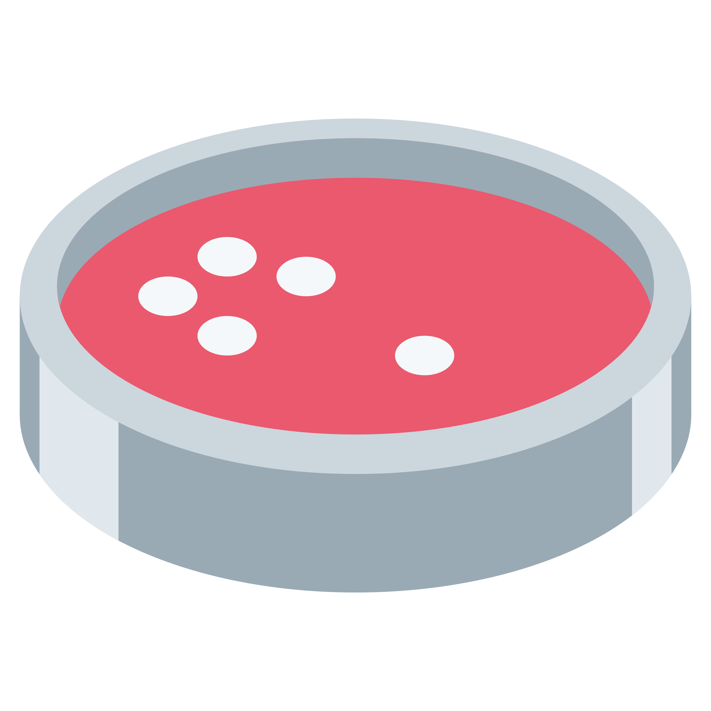 Petri dish emoji printed on golf balls