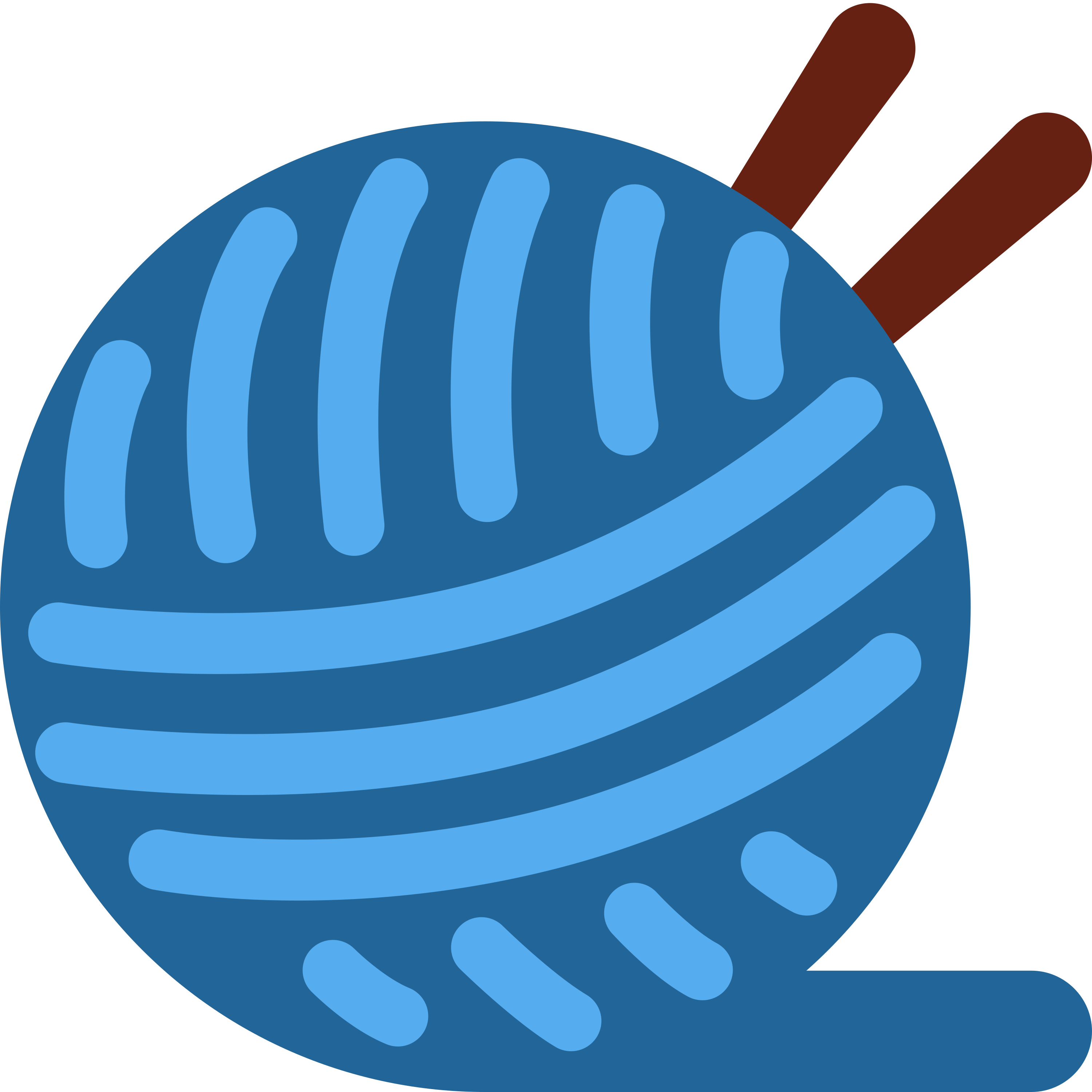 Yarn emoji printed on golf balls
