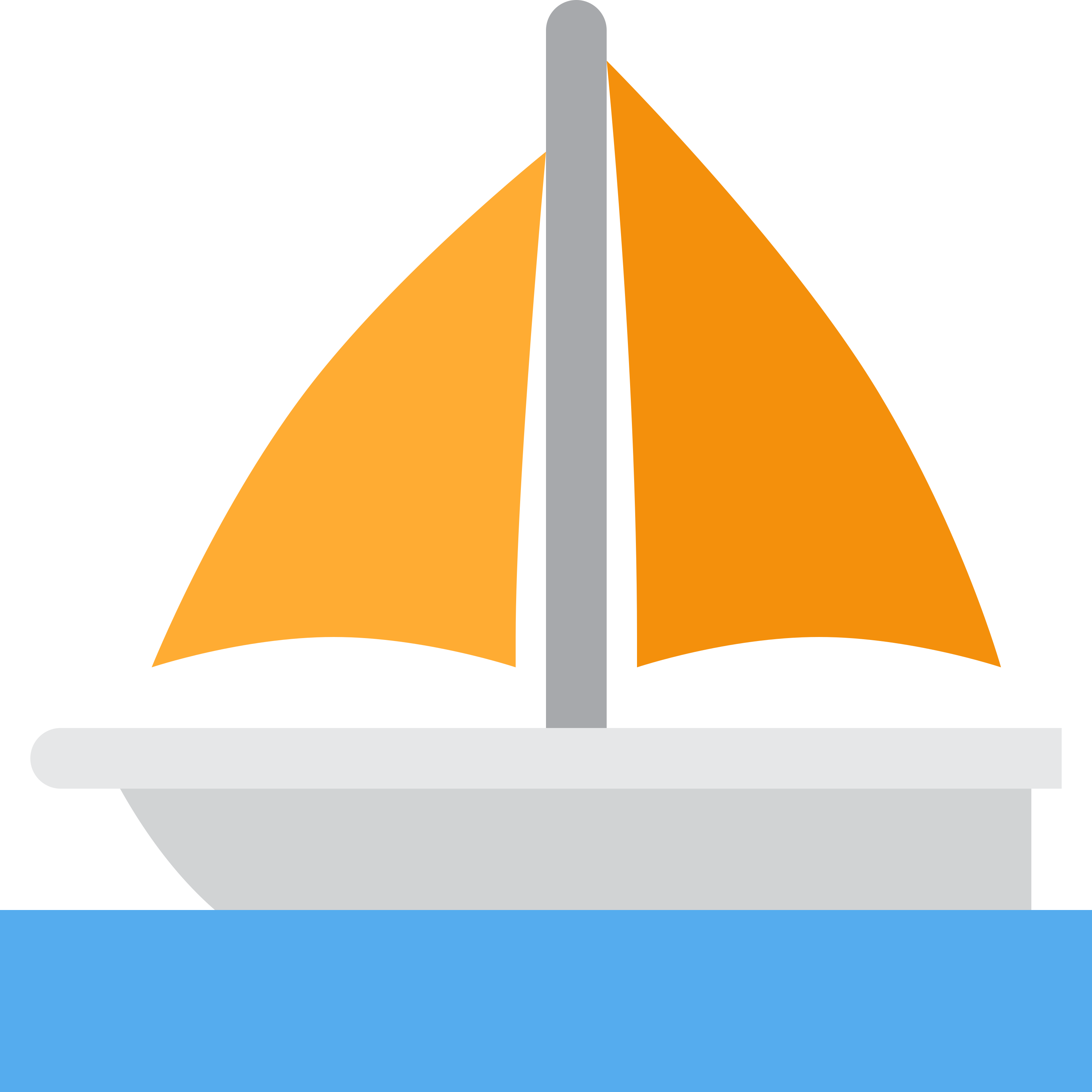 Sailboat emoji printed on golf balls