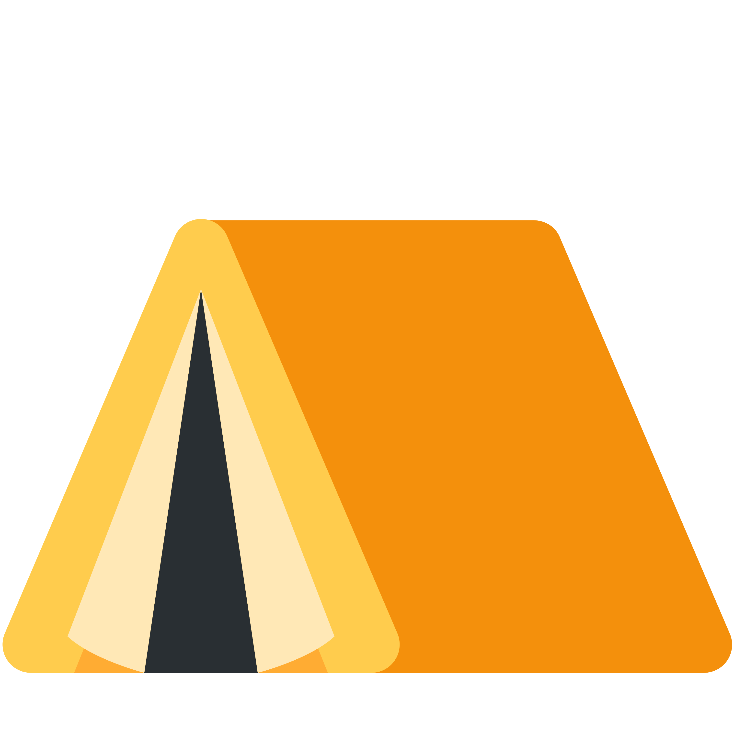 Tent emoji printed on golf balls