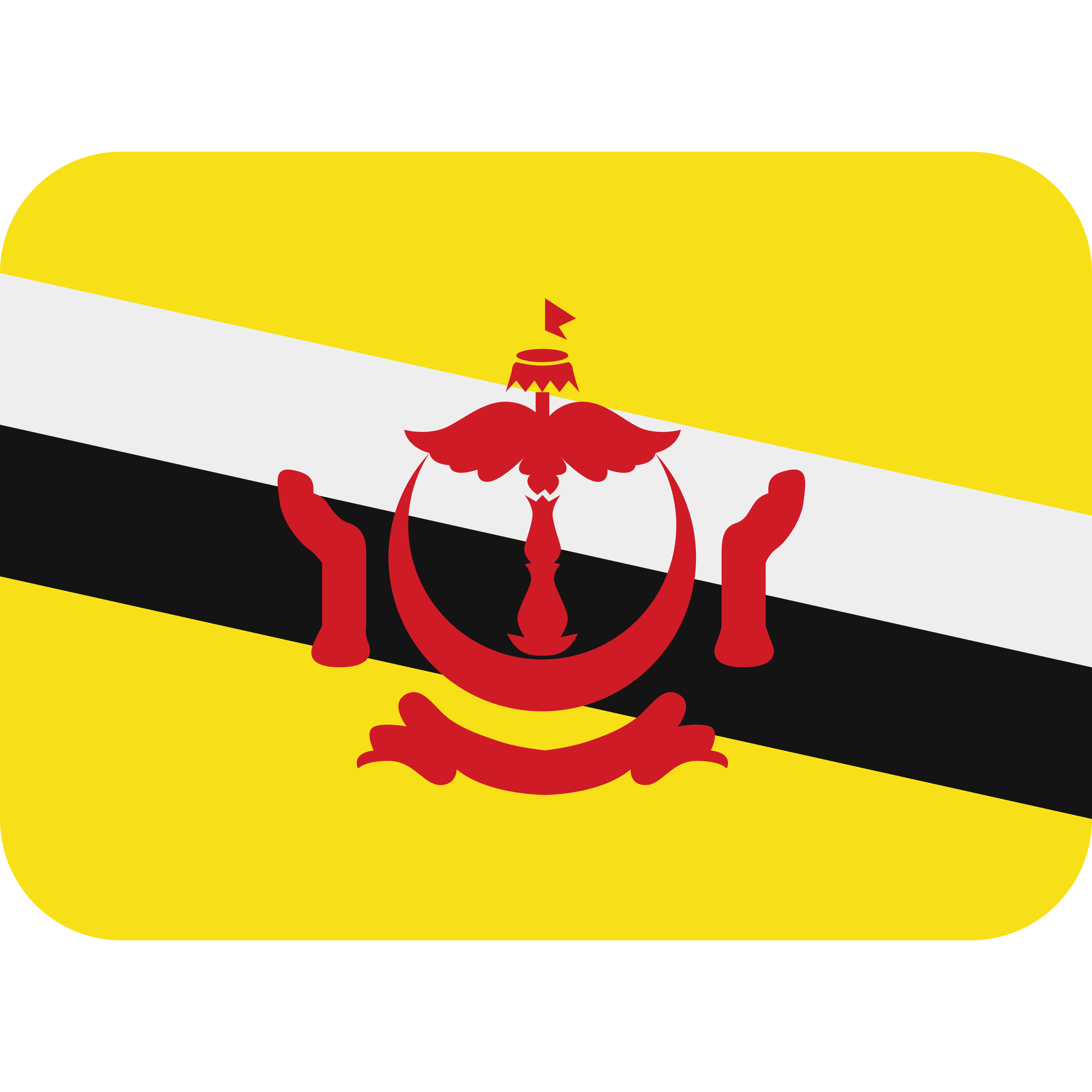 د Flag: Brunei ایموجي 🇧🇳 پر سپین سیرامیک لاته مګ چاپ شوې