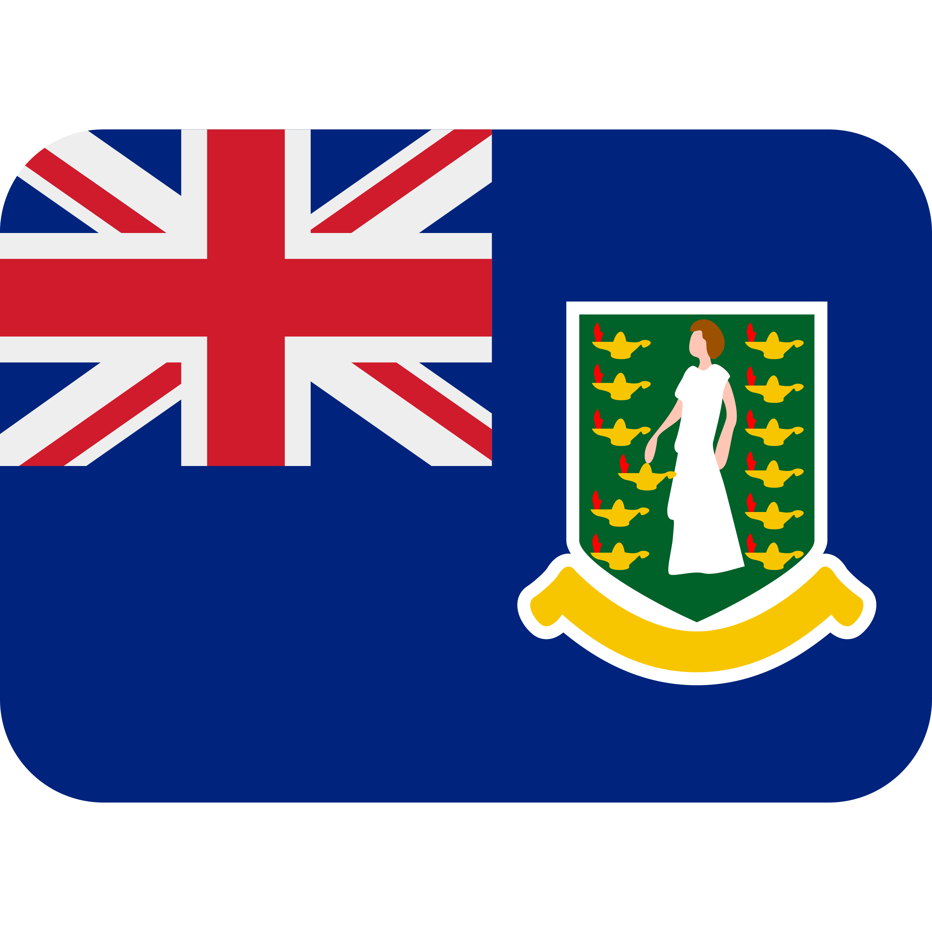 د Flag: British Virgin Islands ایموجي 🇻🇬 پر سپین سیرامیک لاته مګ چاپ شوې