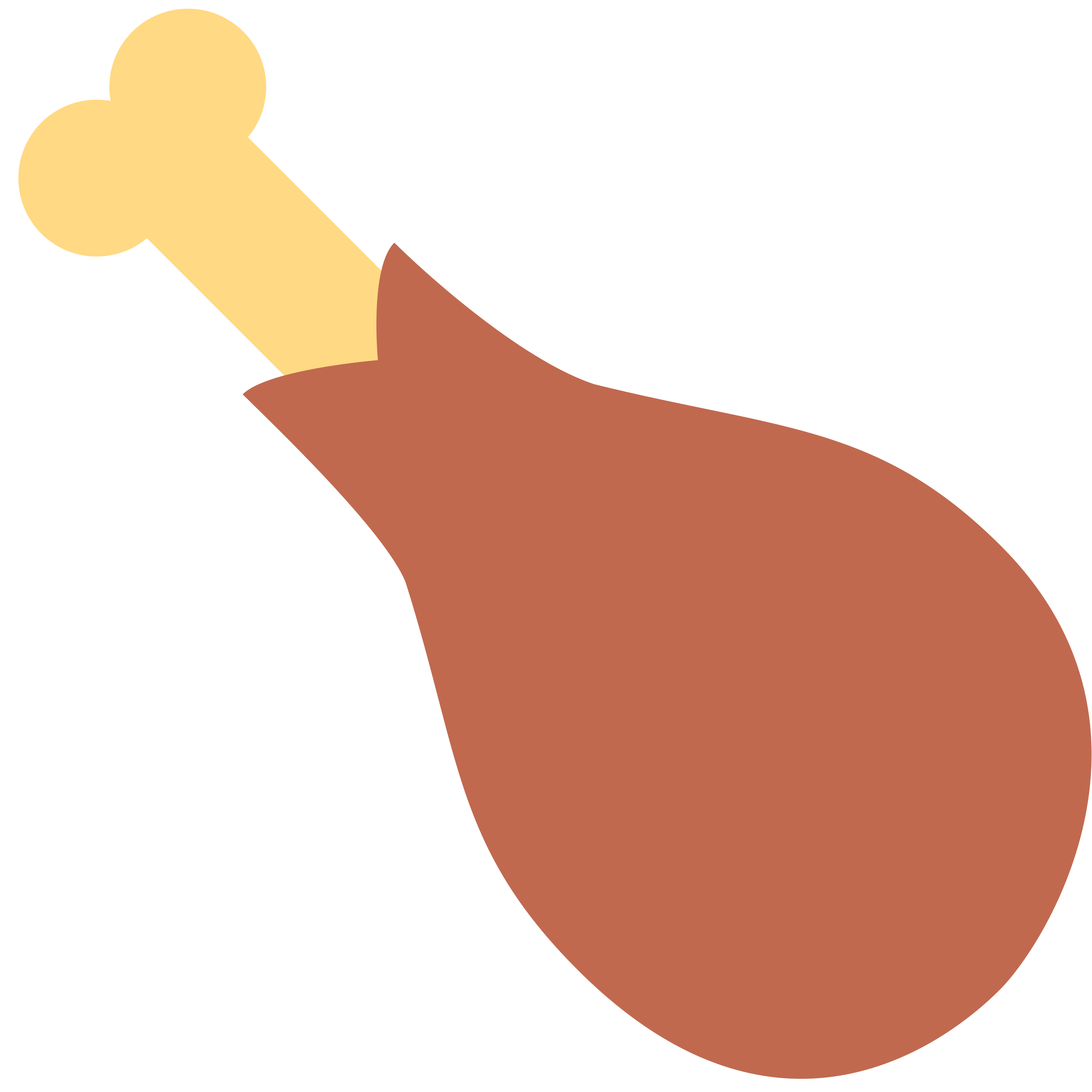 印在白色陶瓷拿铁杯上的 Poultry leg 表情符号 🍗
