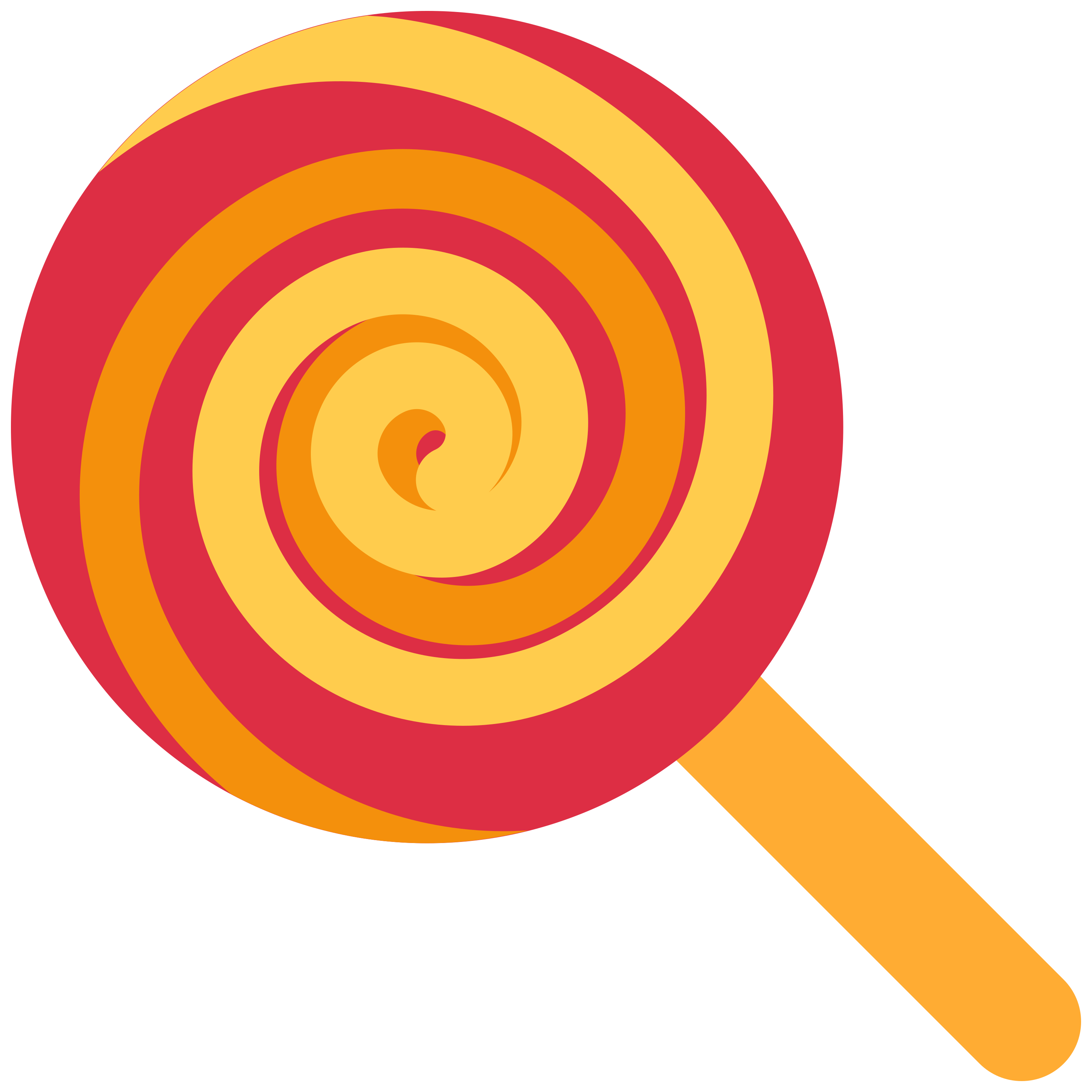 白い陶器のラテマグにプリントされた Lollipop の絵文字 🍭