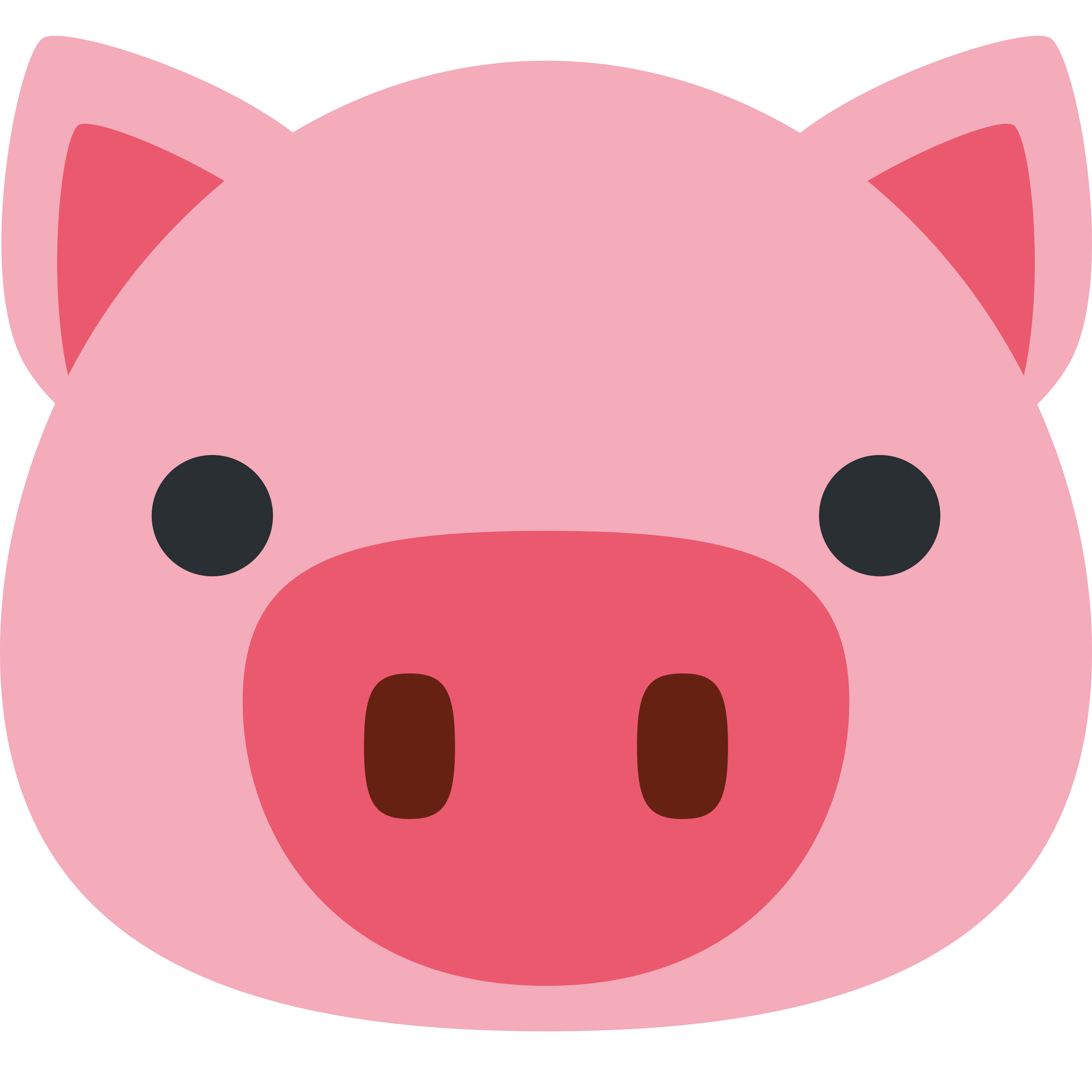 อิโมจิ Pig face 🐷 พิมพ์บนแก้วลาเต้เซรามิกสีขาว