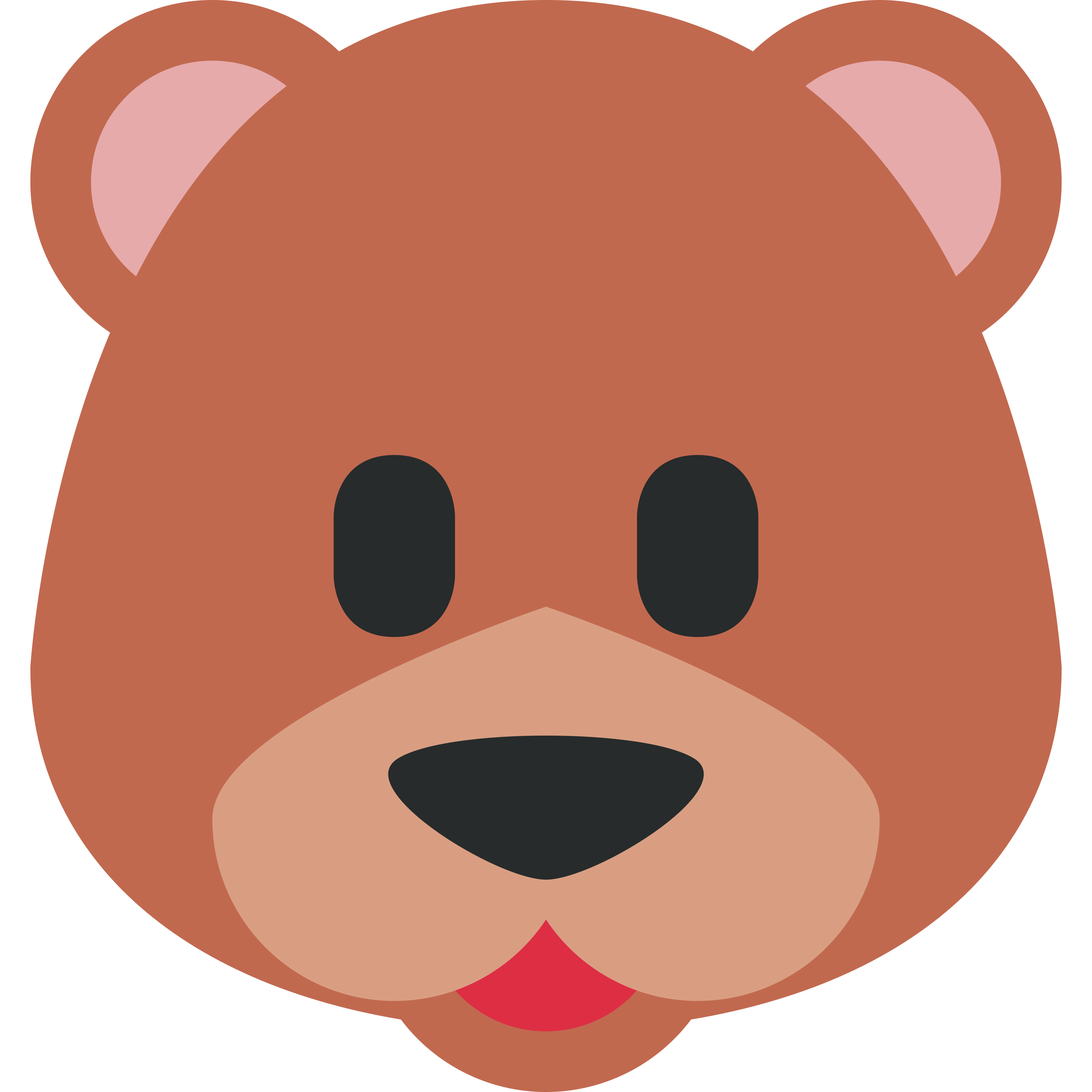 د Bear ایموجي 🐻 پر سپین سیرامیک لاته مګ چاپ شوې