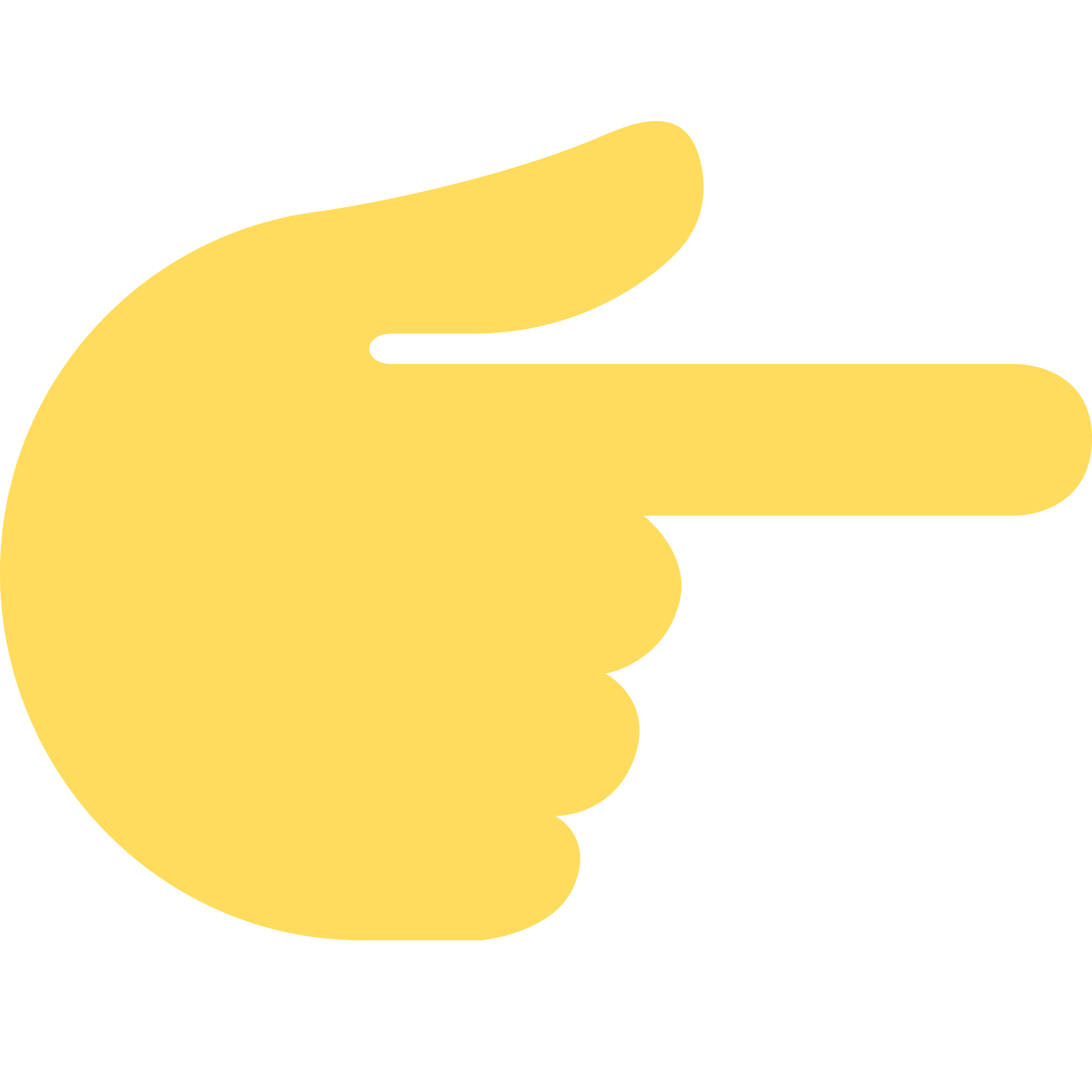 Backhand index pointing right emoji mug