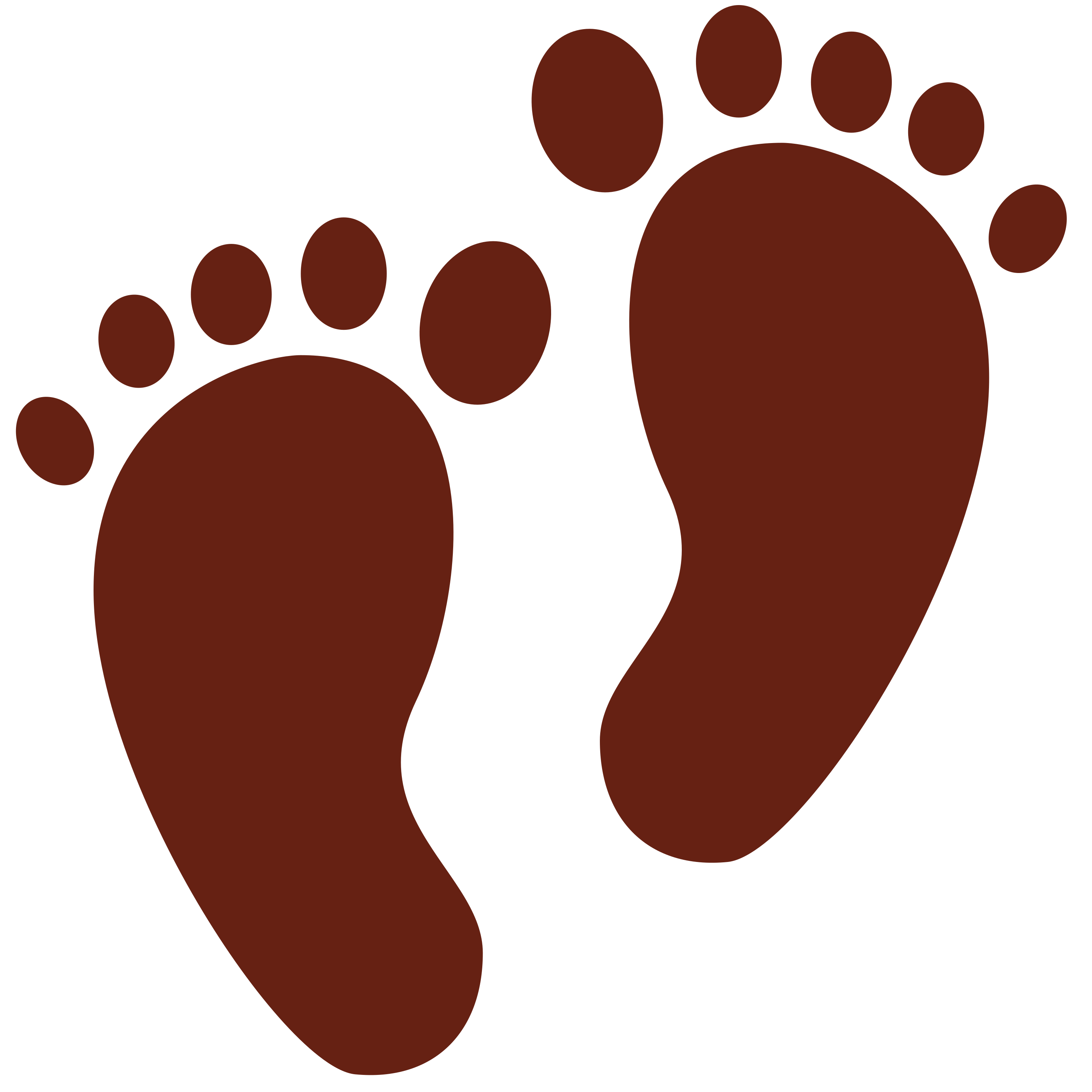 Footprints emoji mug