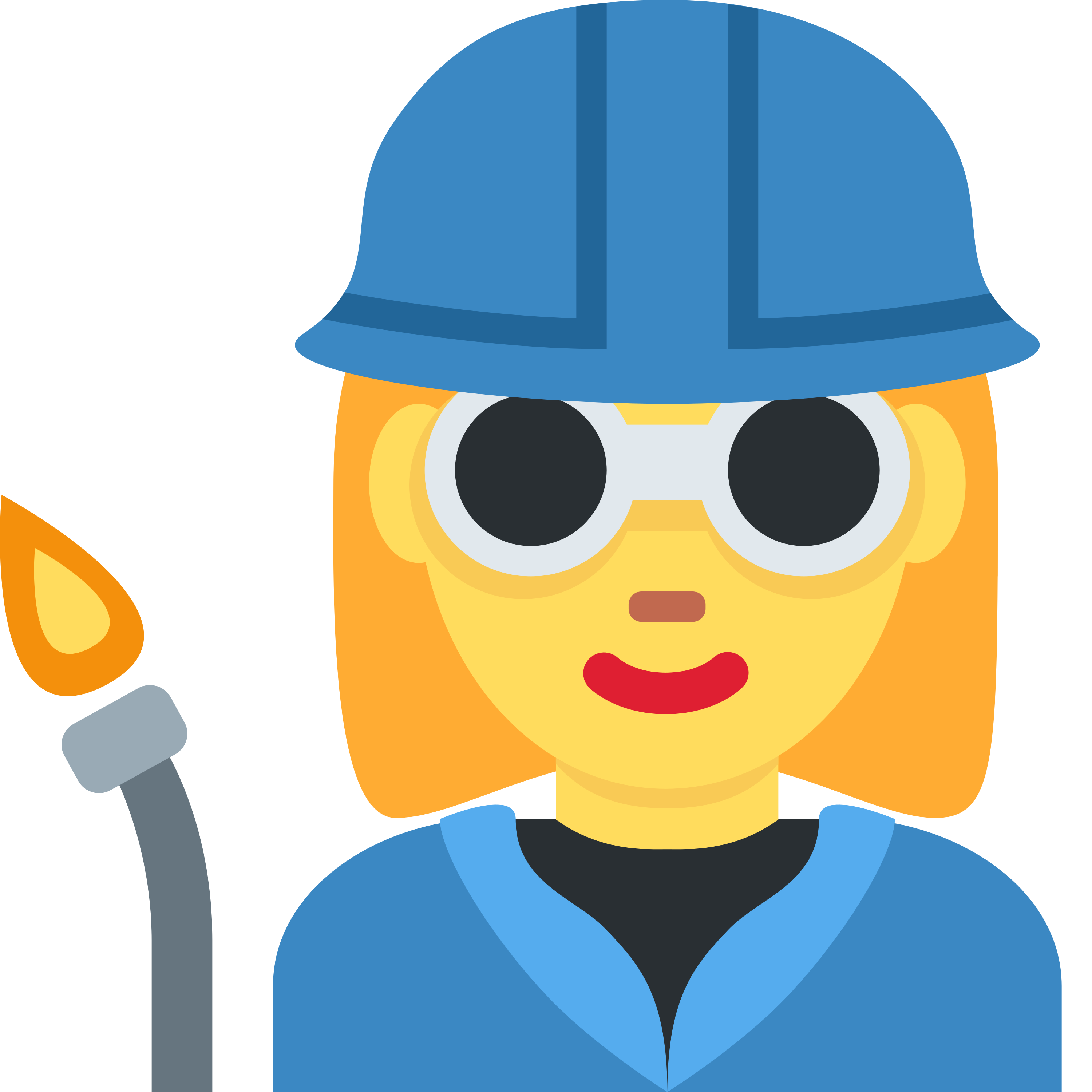 د Woman factory worker ایموجي 👩🏭 پر سپین سیرامیک لاته مګ چاپ شوې