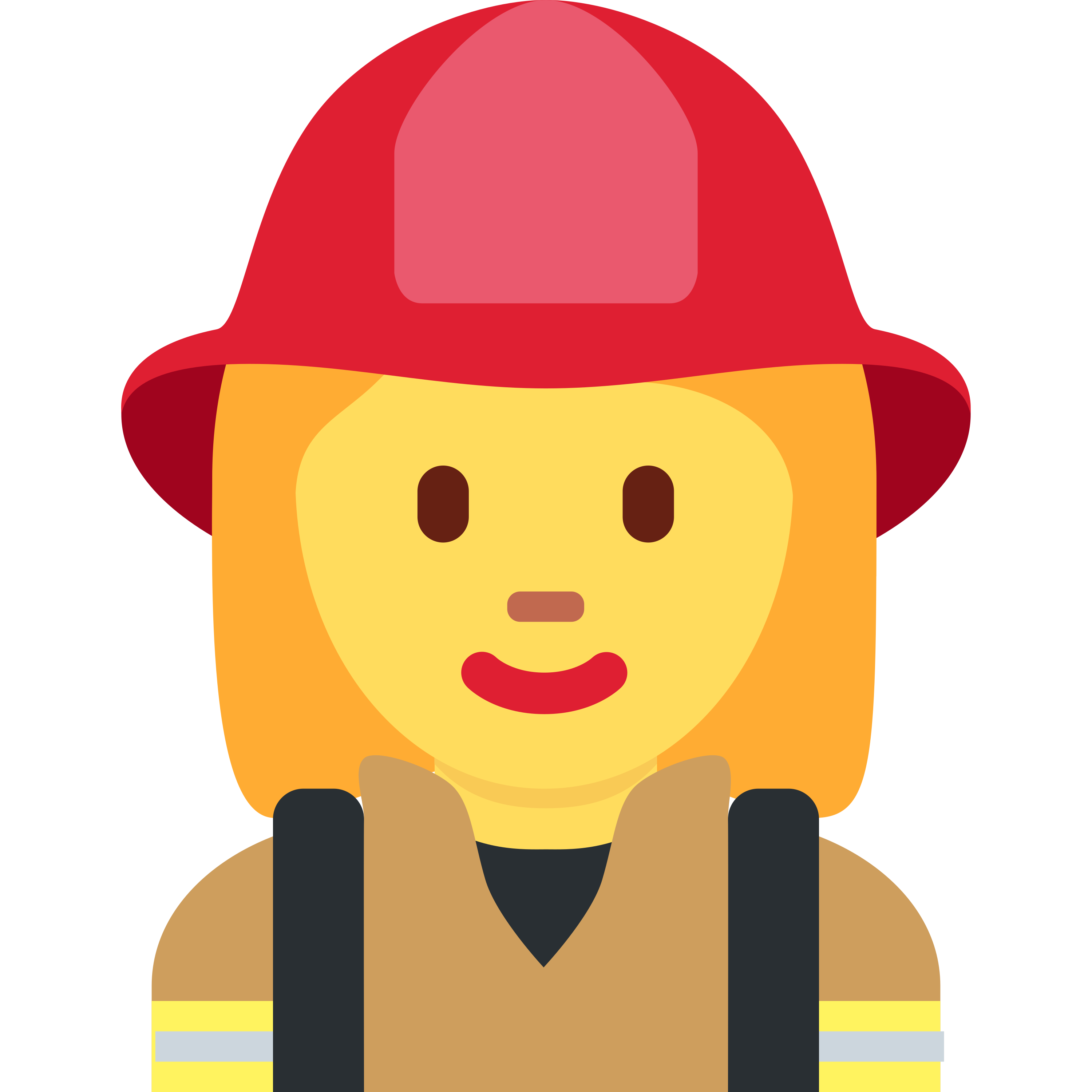白い陶器のラテマグにプリントされた Woman firefighter の絵文字 👩🚒