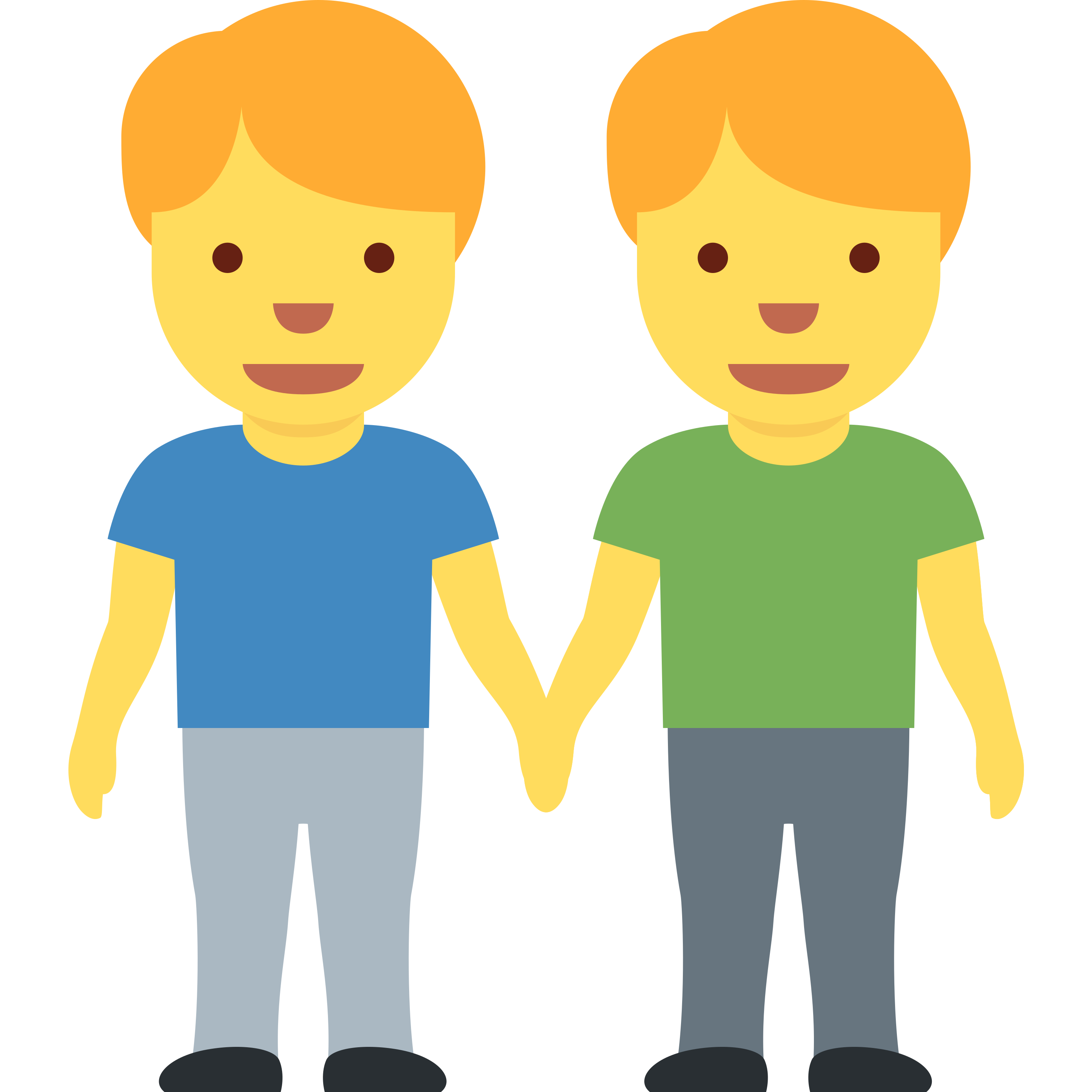 Men holding hands emoji mug