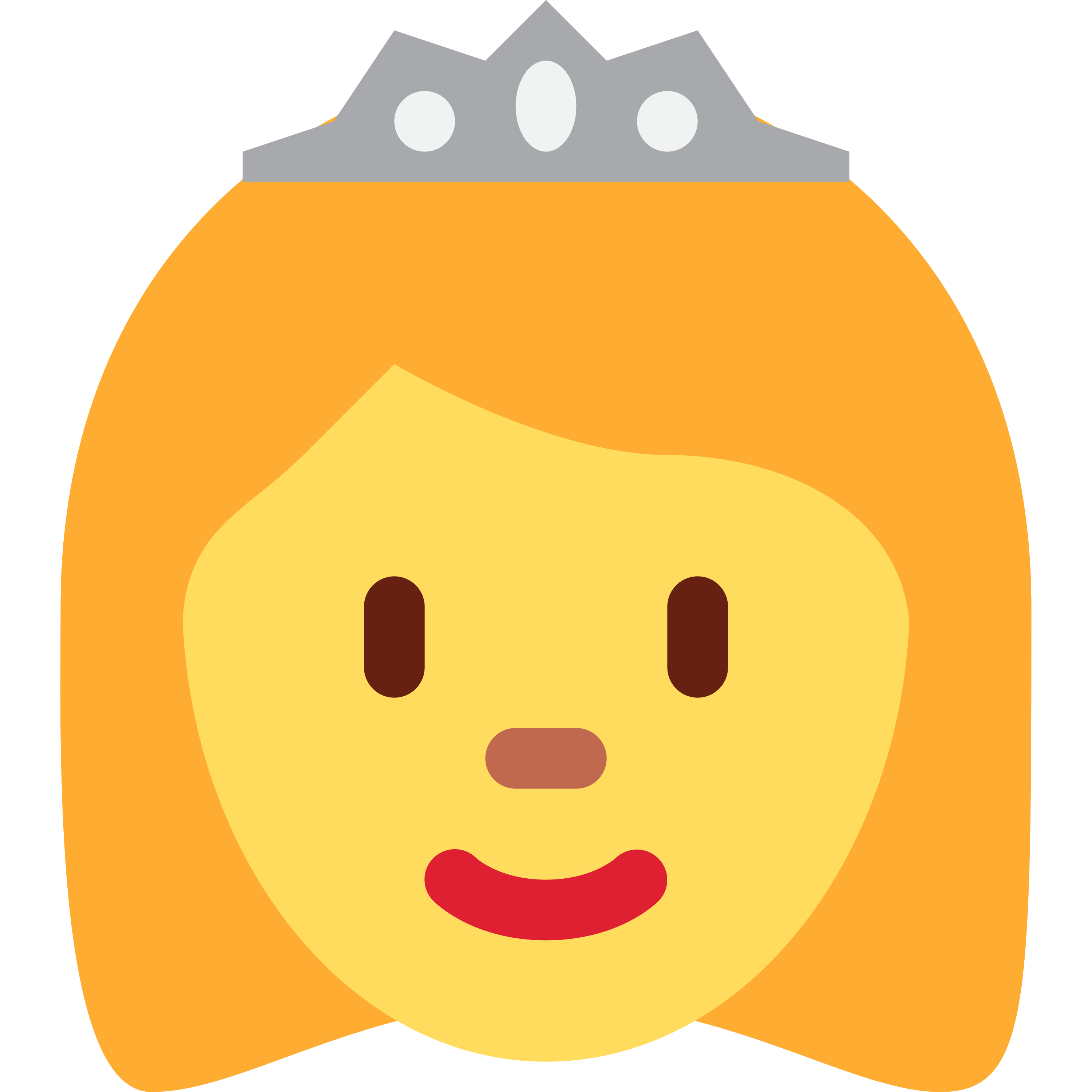 白い陶器のラテマグにプリントされた Princess の絵文字 👸