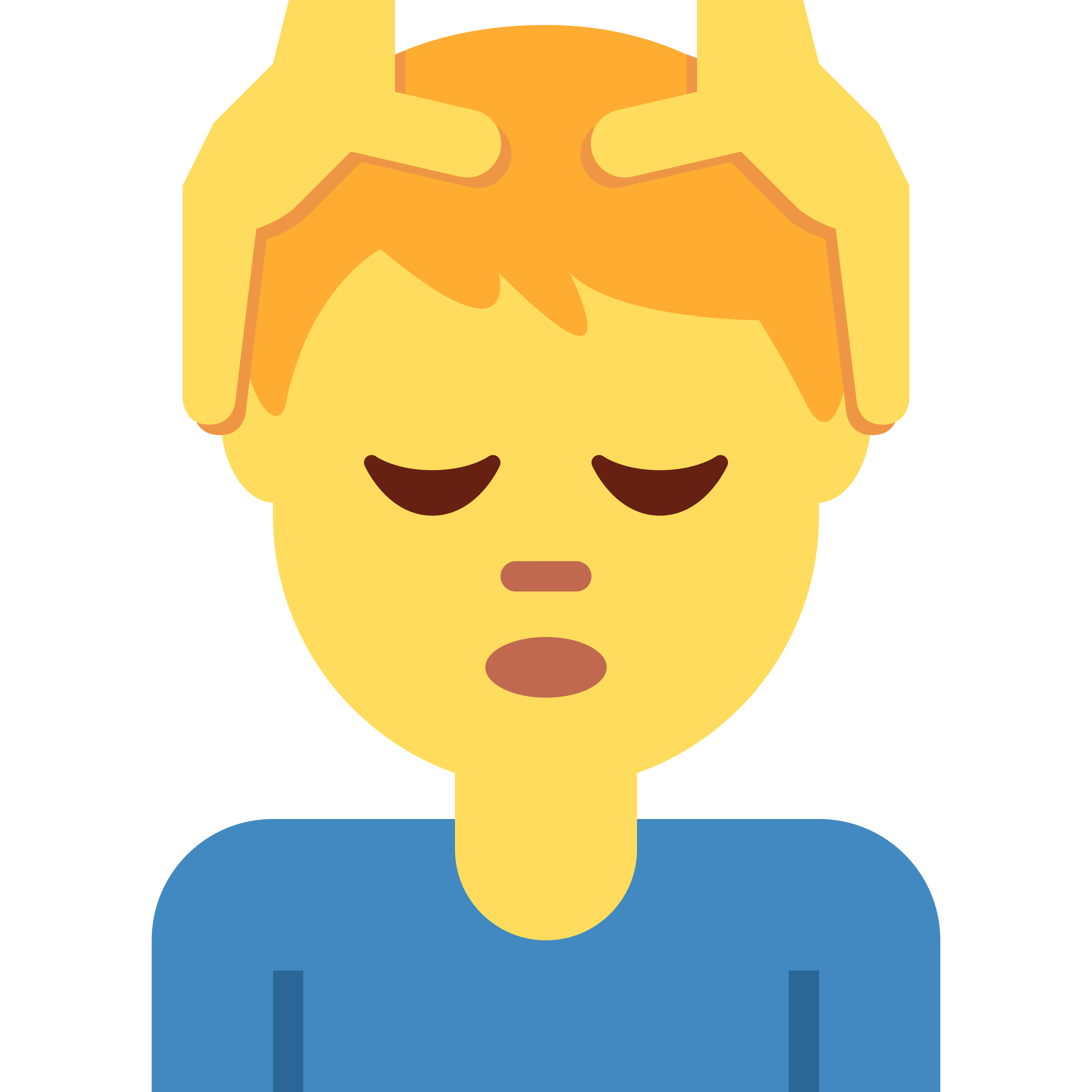 Man getting massage emoji mug