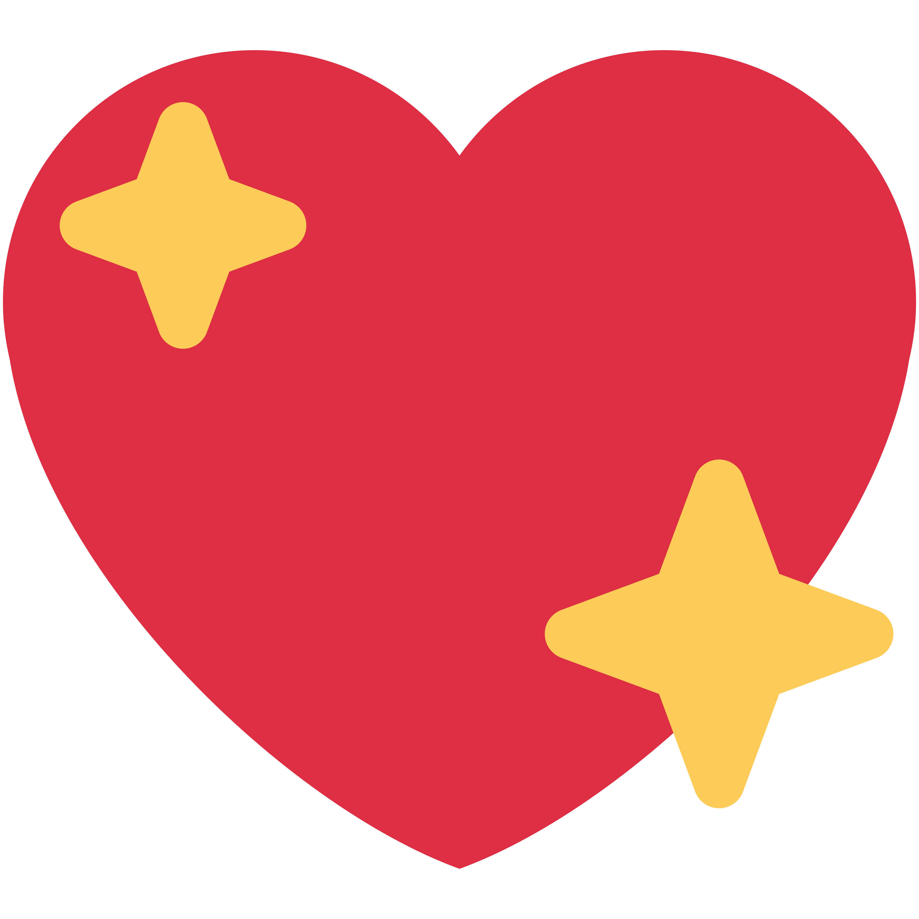 Sparkling heart emoji mug