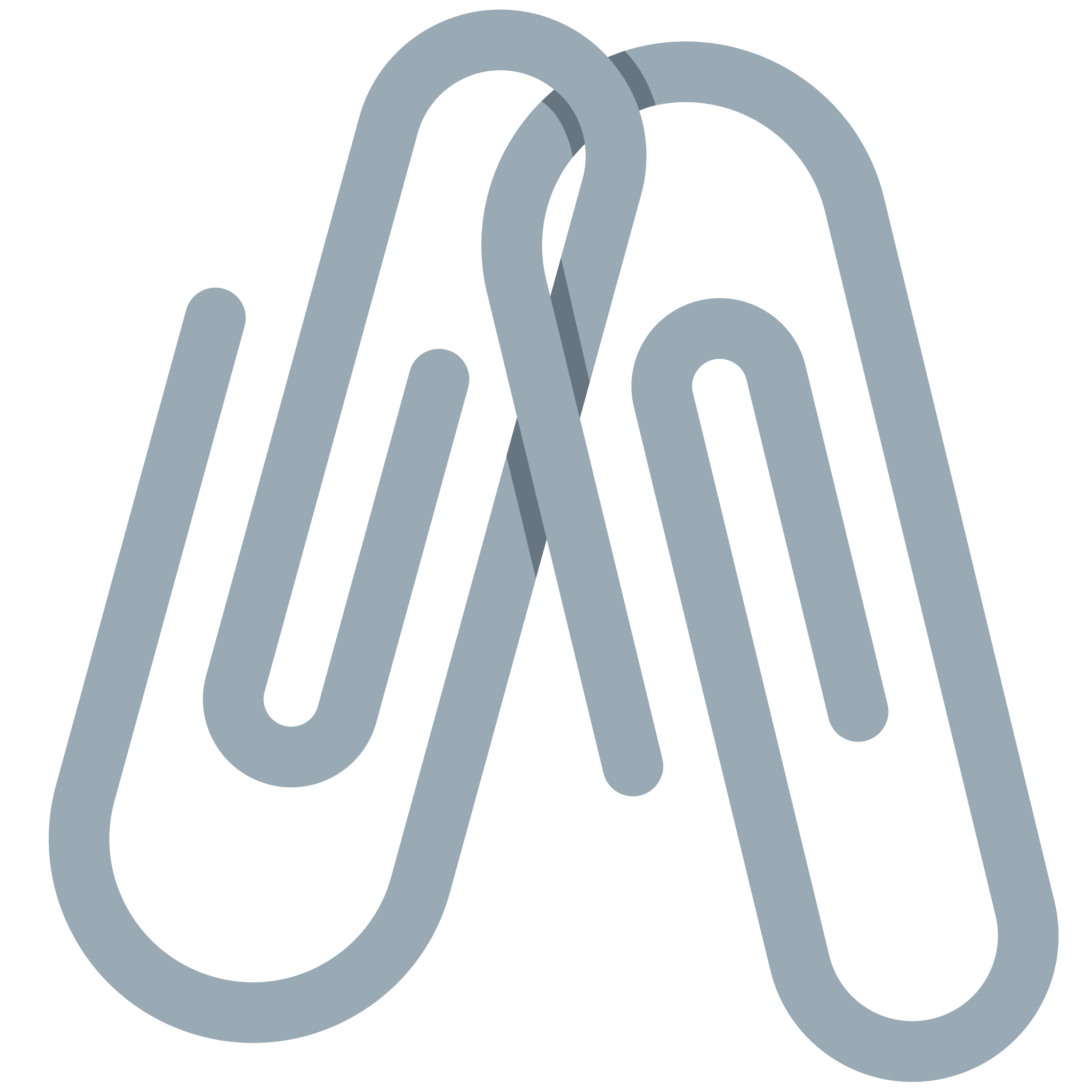 อิโมจิ Linked paperclips 🖇️ พิมพ์บนแก้วลาเต้เซรามิกสีขาว