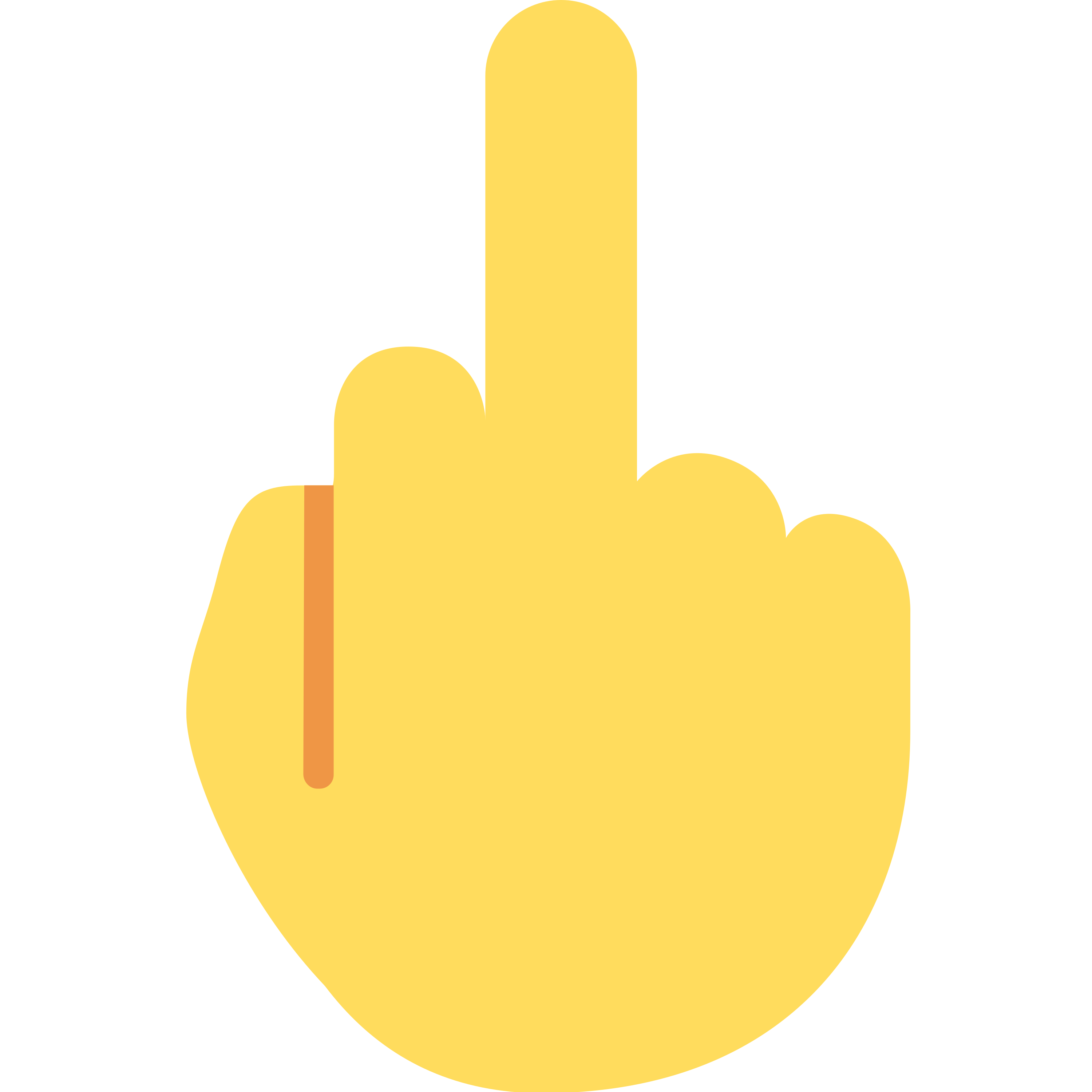อิโมจิ Middle finger 🖕 พิมพ์บนแก้วลาเต้เซรามิกสีขาว