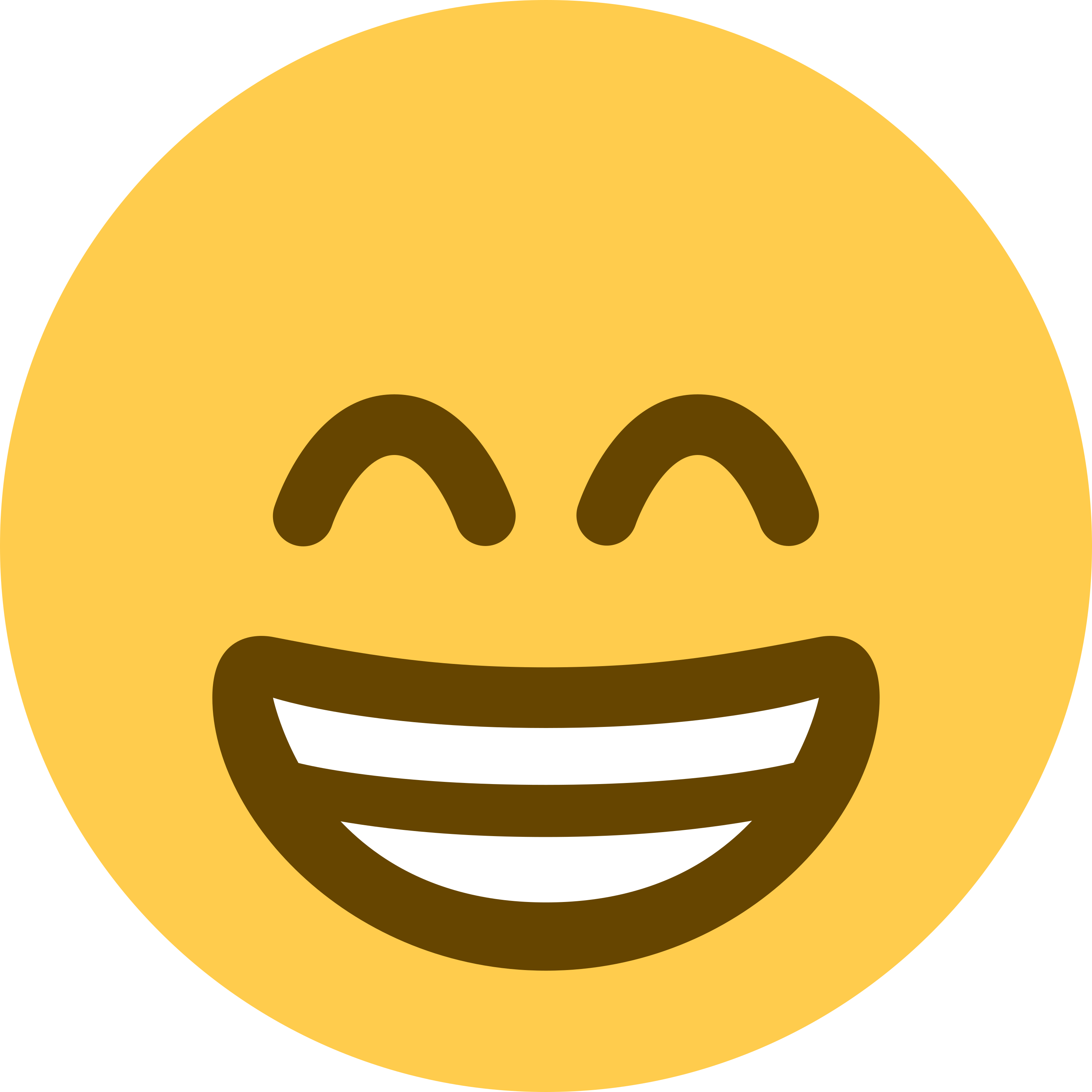 د Beaming face with smiling eyes ایموجي 😁 پر سپین سیرامیک لاته مګ چاپ شوې