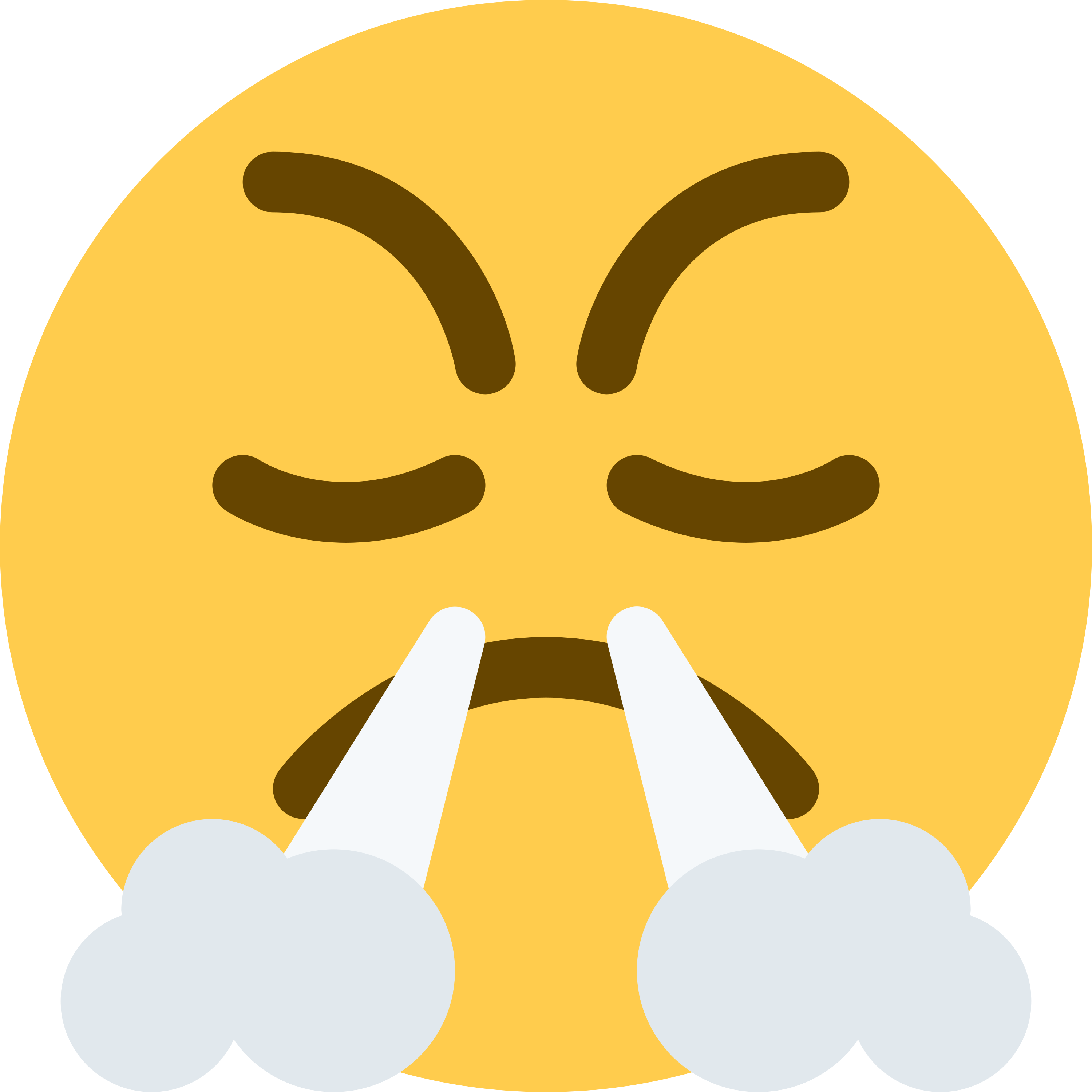 Face with steam from nose emoji mug