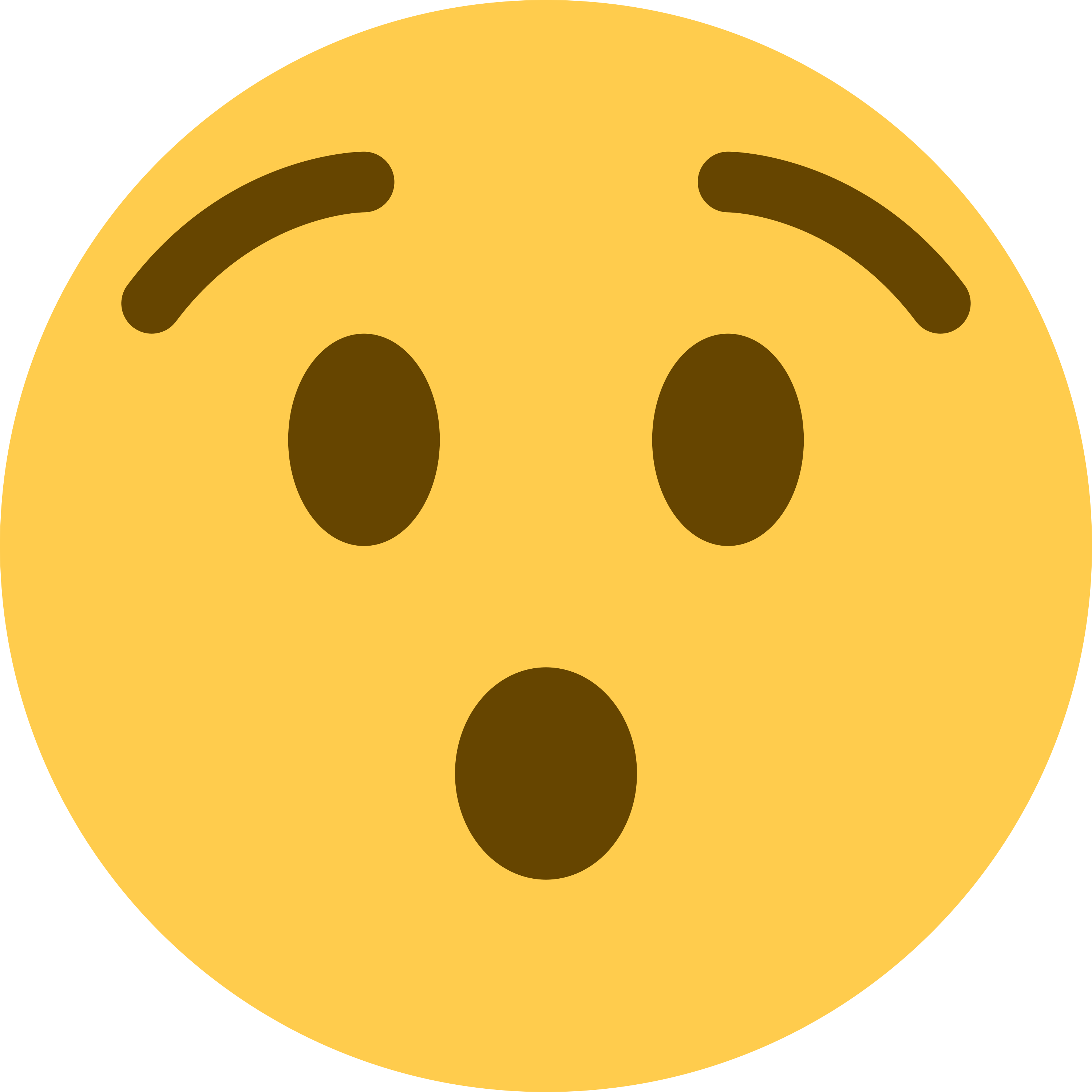 Hushed face emoji mug