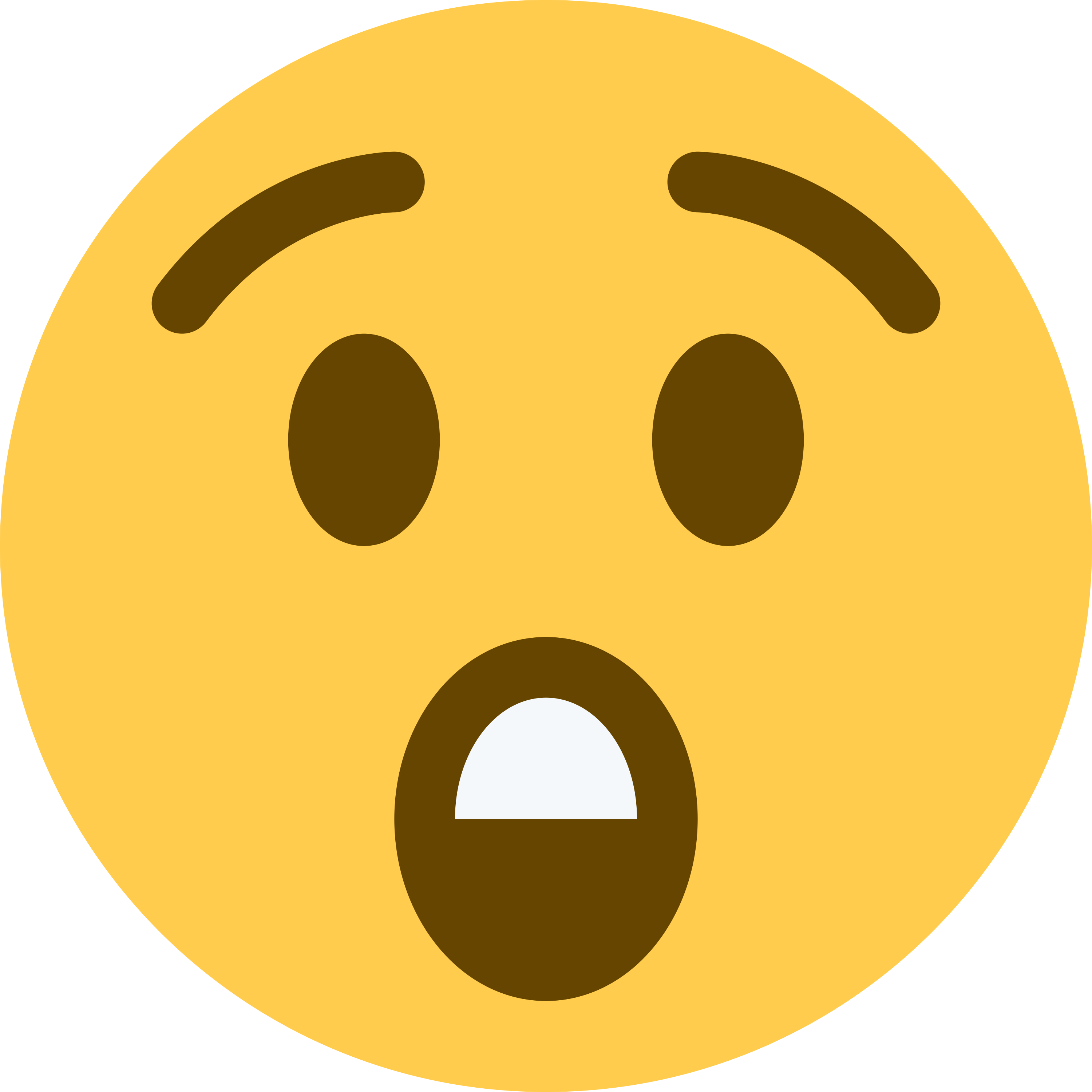 Astonished face emoji mug