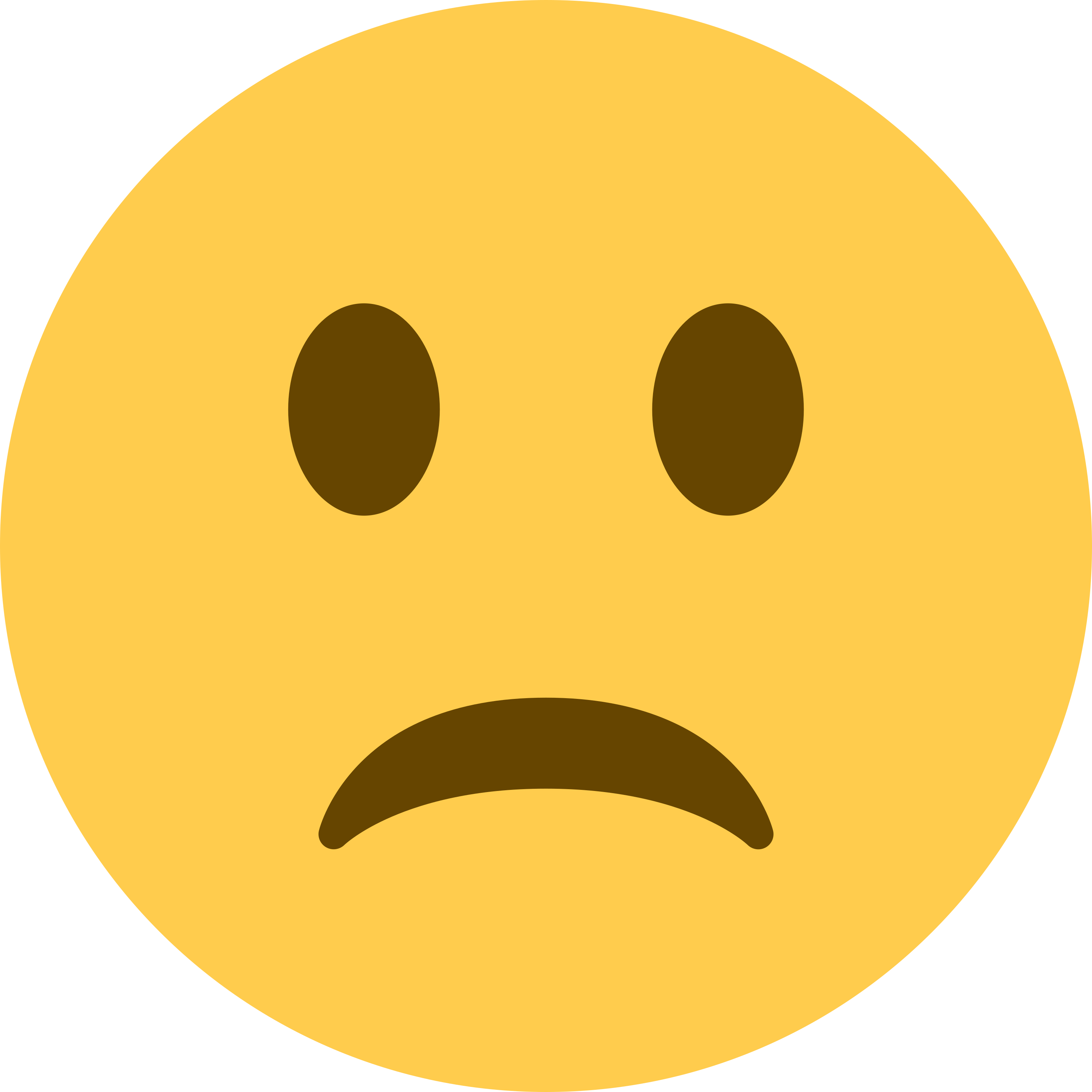 อิโมจิ Slightly frowning face 🙁 พิมพ์บนแก้วลาเต้เซรามิกสีขาว