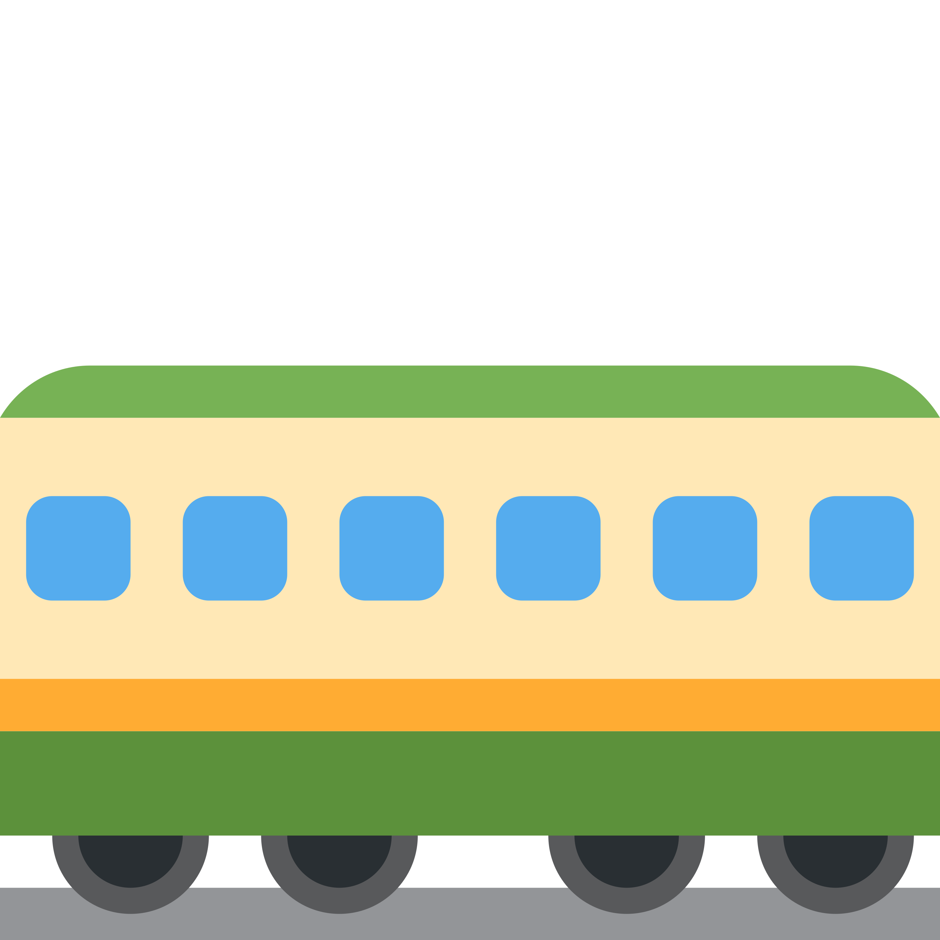 อิโมจิ Railway car 🚃 พิมพ์บนแก้วลาเต้เซรามิกสีขาว