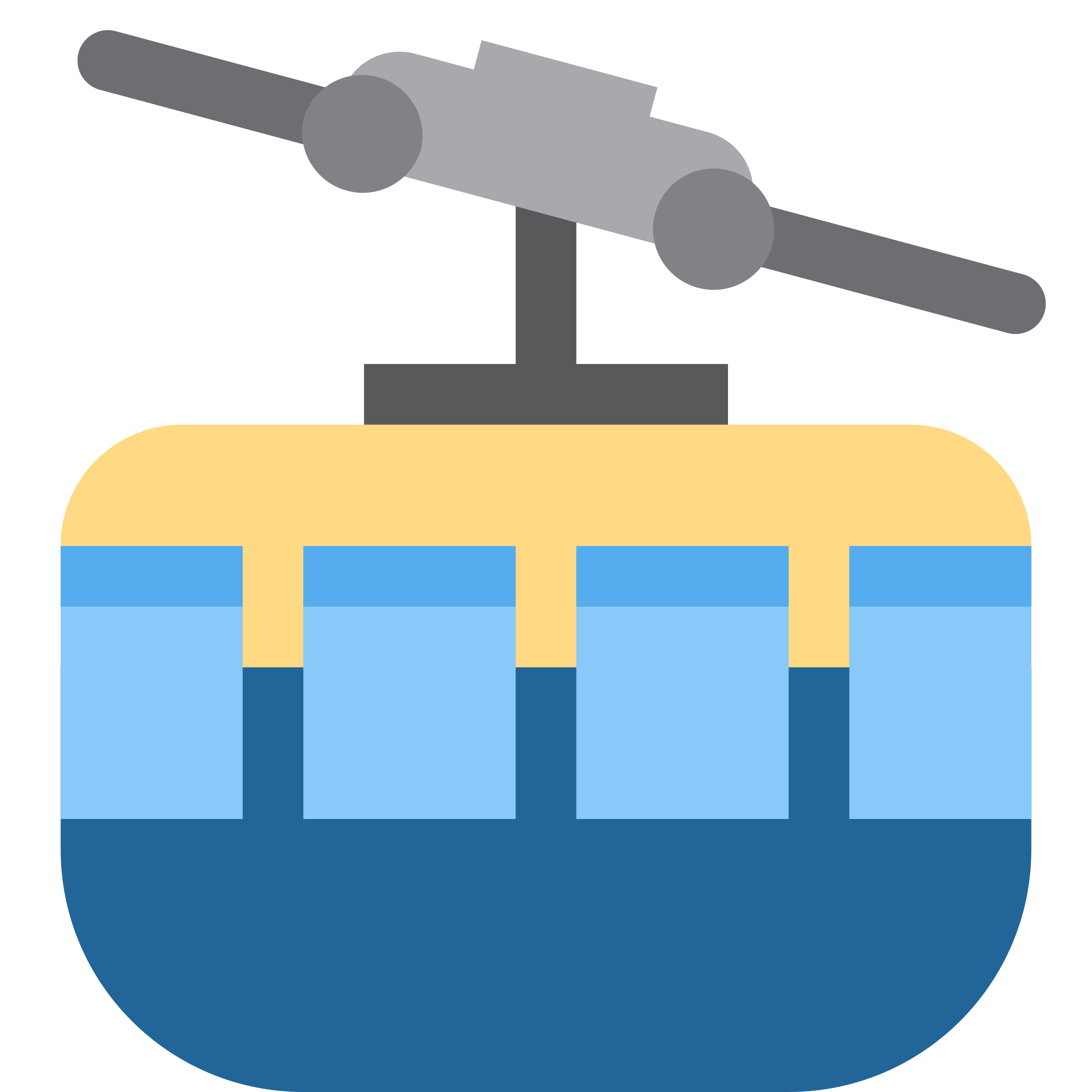 Mountain cableway emoji mug