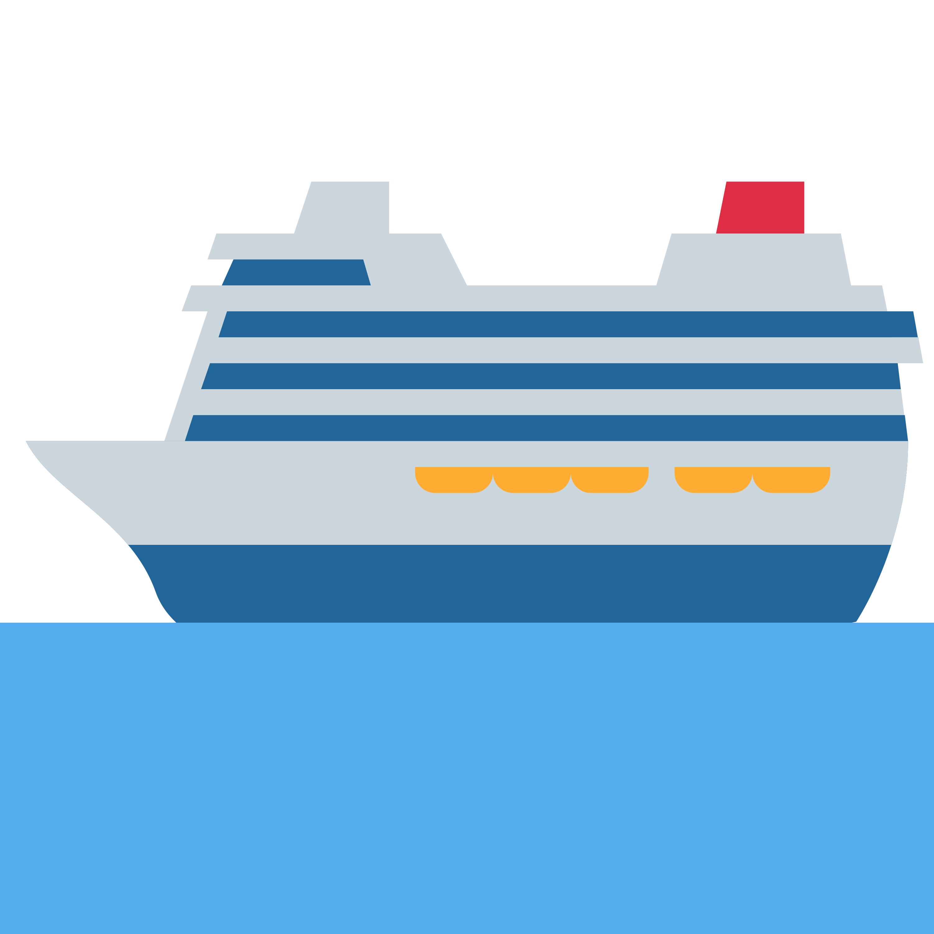 白い陶器のラテマグにプリントされた Passenger ship の絵文字 🛳️