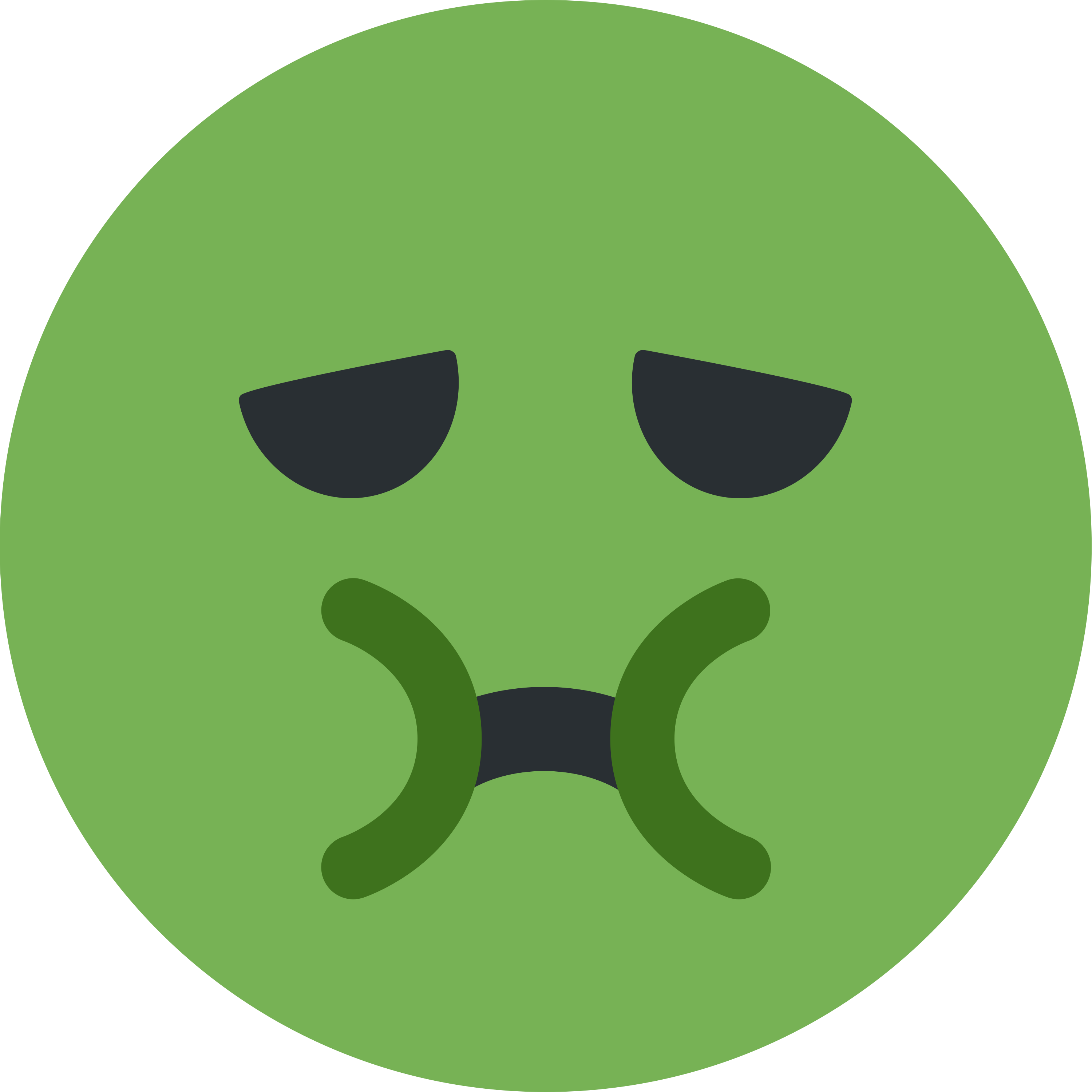 Nauseated face emoji mug