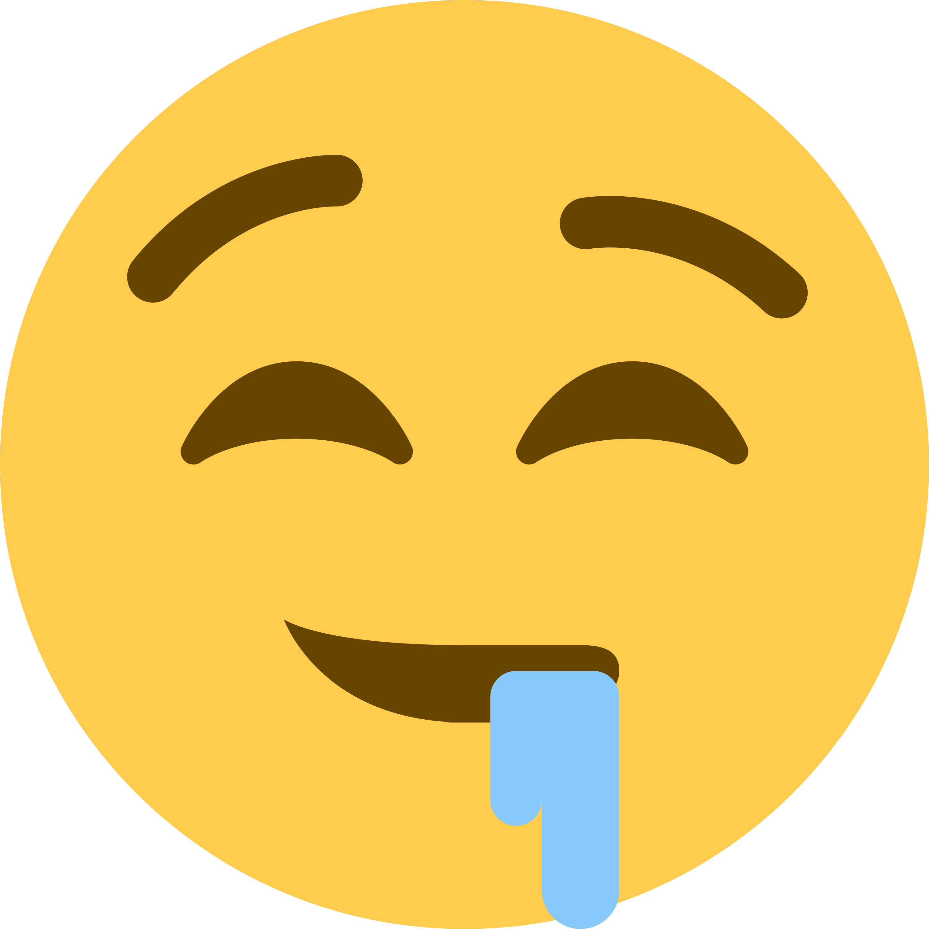 د Drooling face ایموجي 🤤 پر سپین سیرامیک لاته مګ چاپ شوې