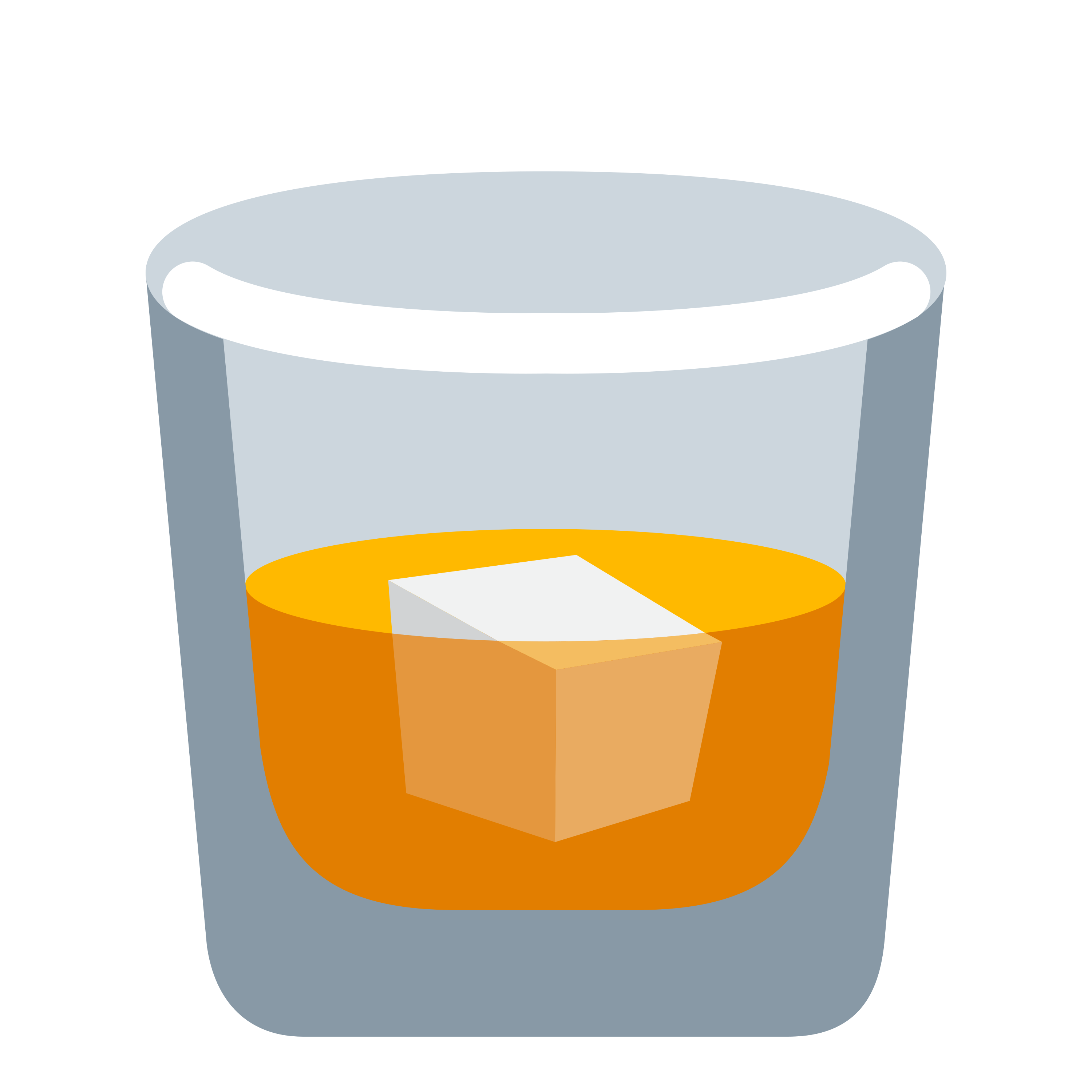د Tumbler glass ایموجي 🥃 پر سپین سیرامیک لاته مګ چاپ شوې