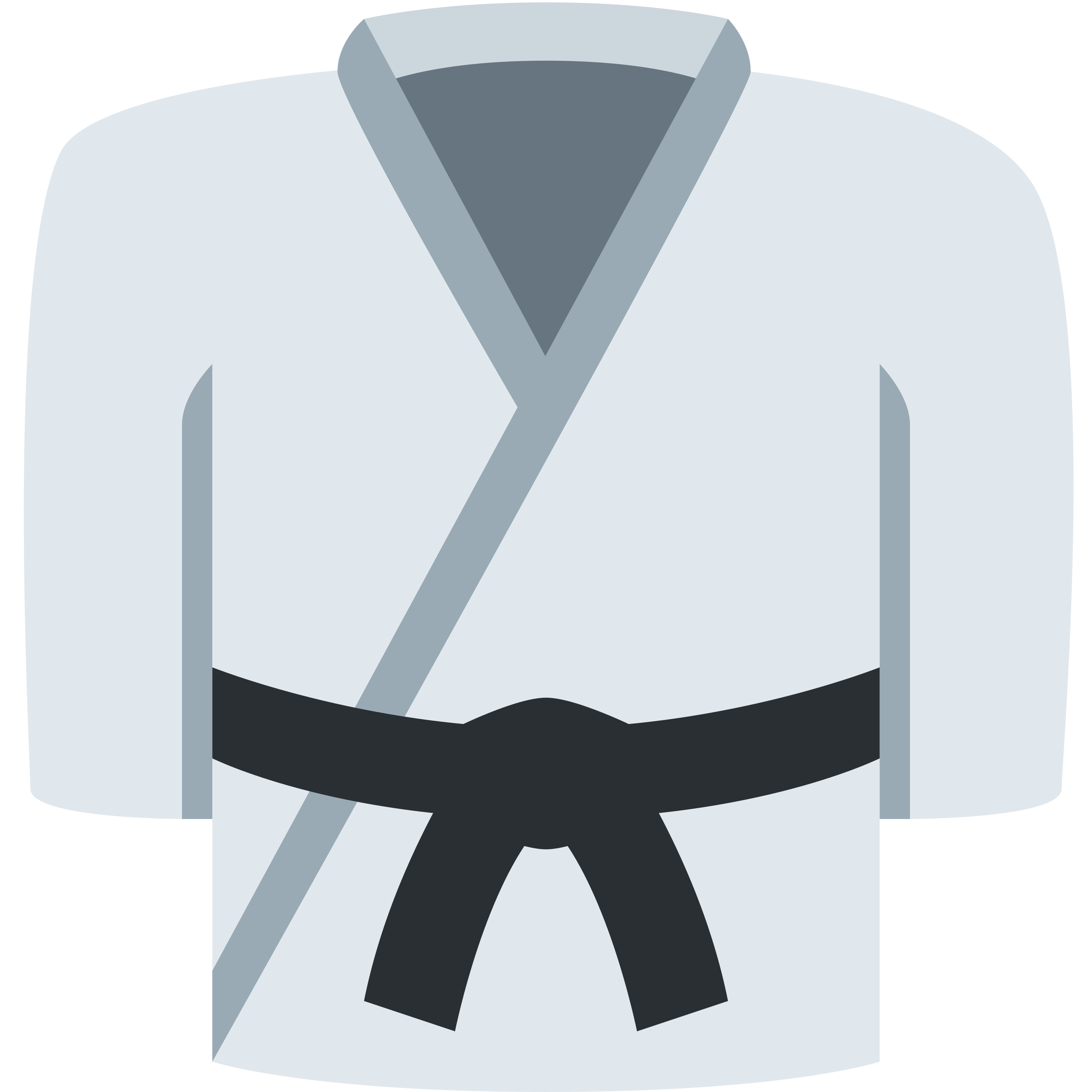 白い陶器のラテマグにプリントされた Martial arts uniform の絵文字 🥋